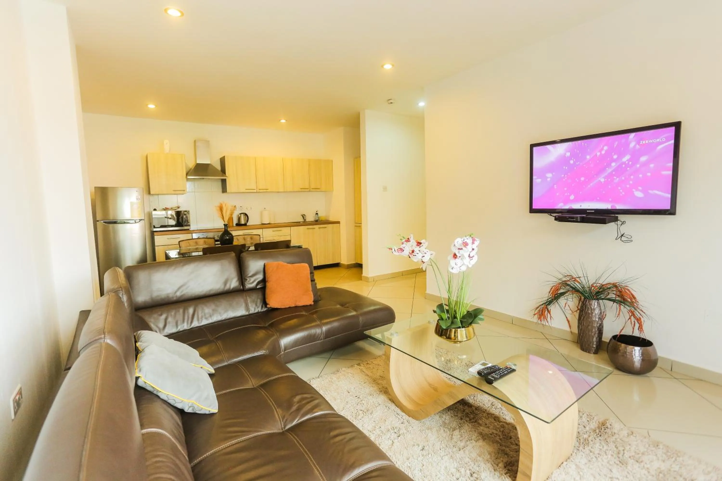 Seating area in Accra Luxury Apartments at Clifton Place