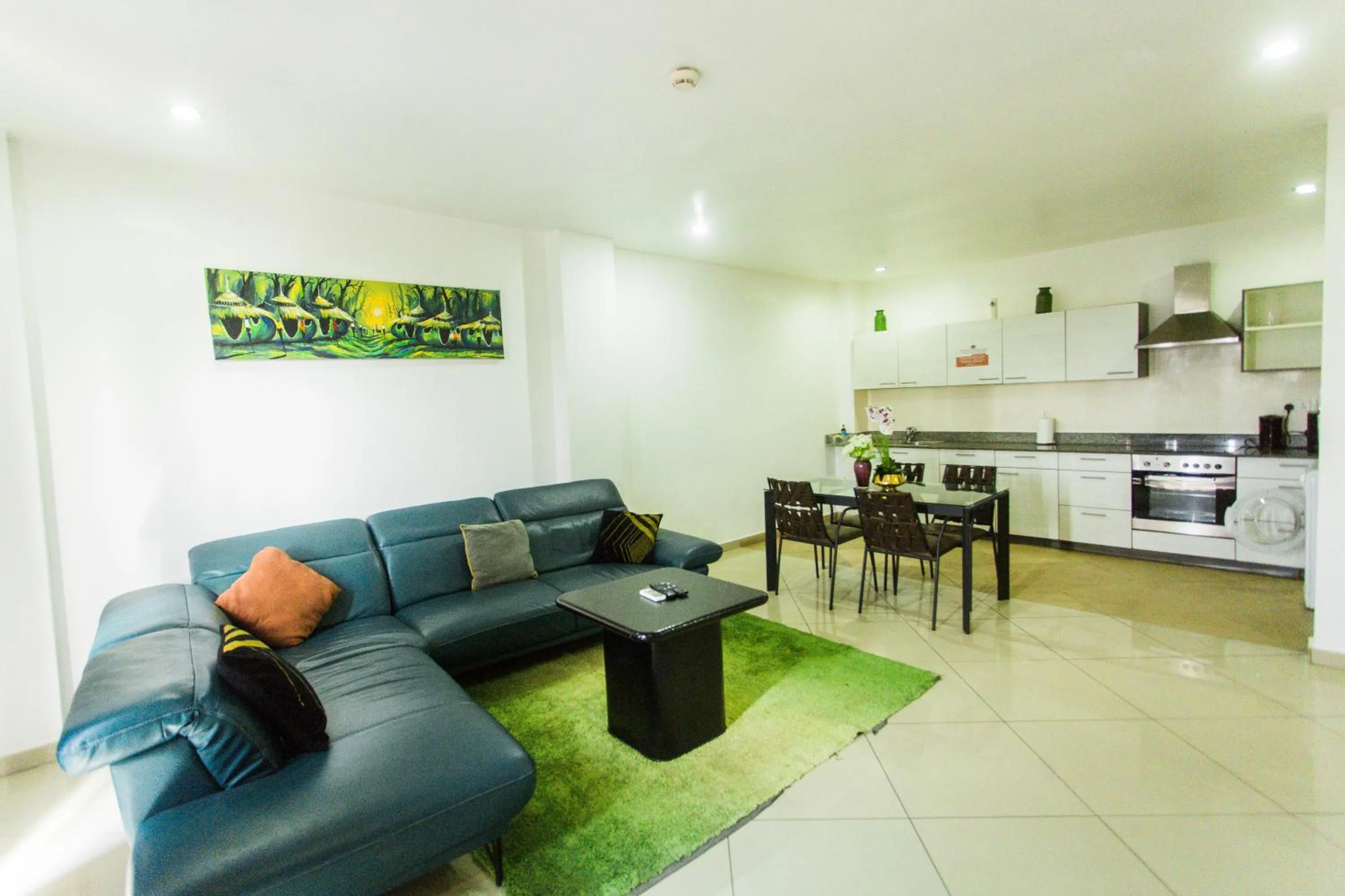 Seating area in Accra Luxury Apartments at Clifton Place