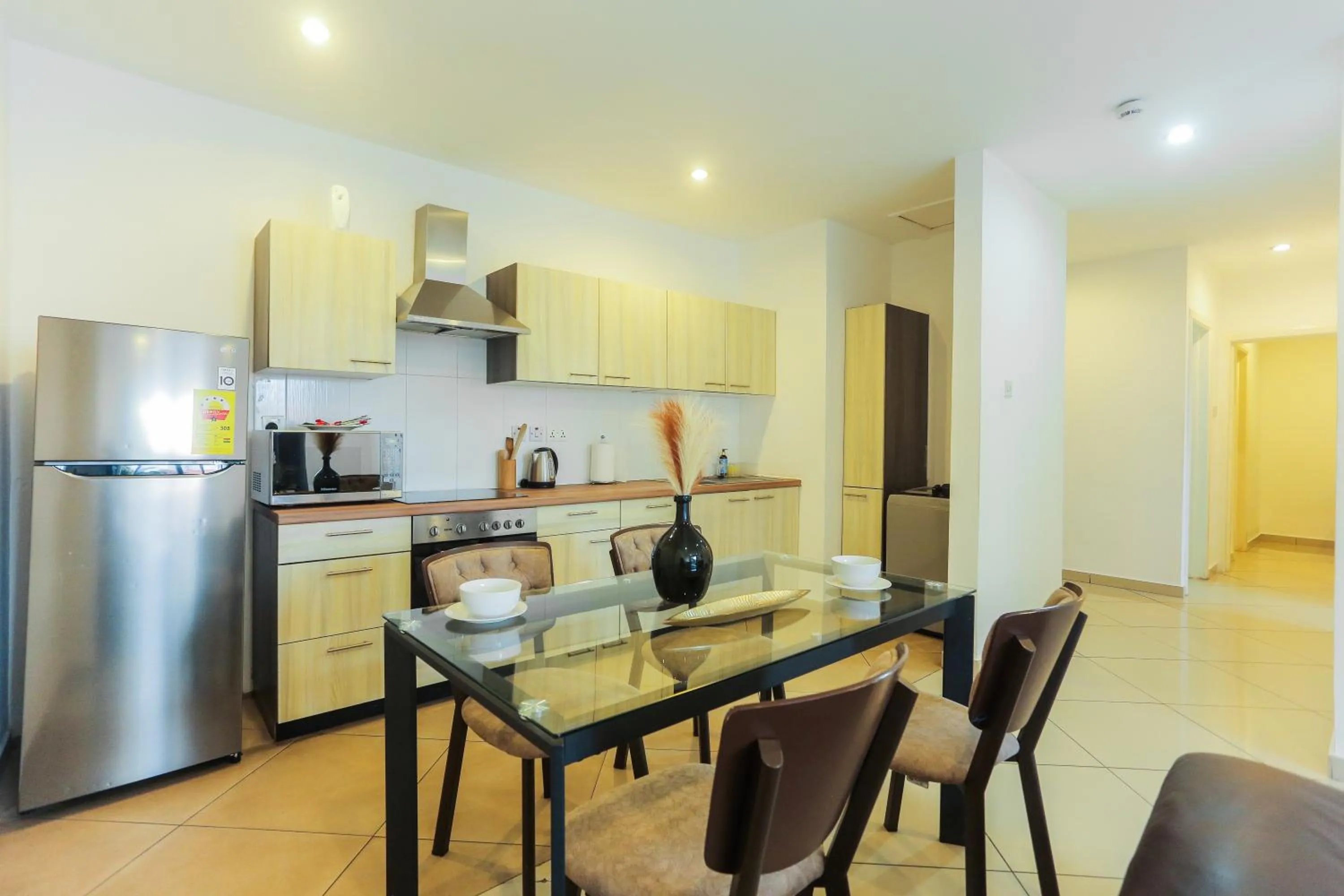 Dining area in Accra Luxury Apartments at Clifton Place