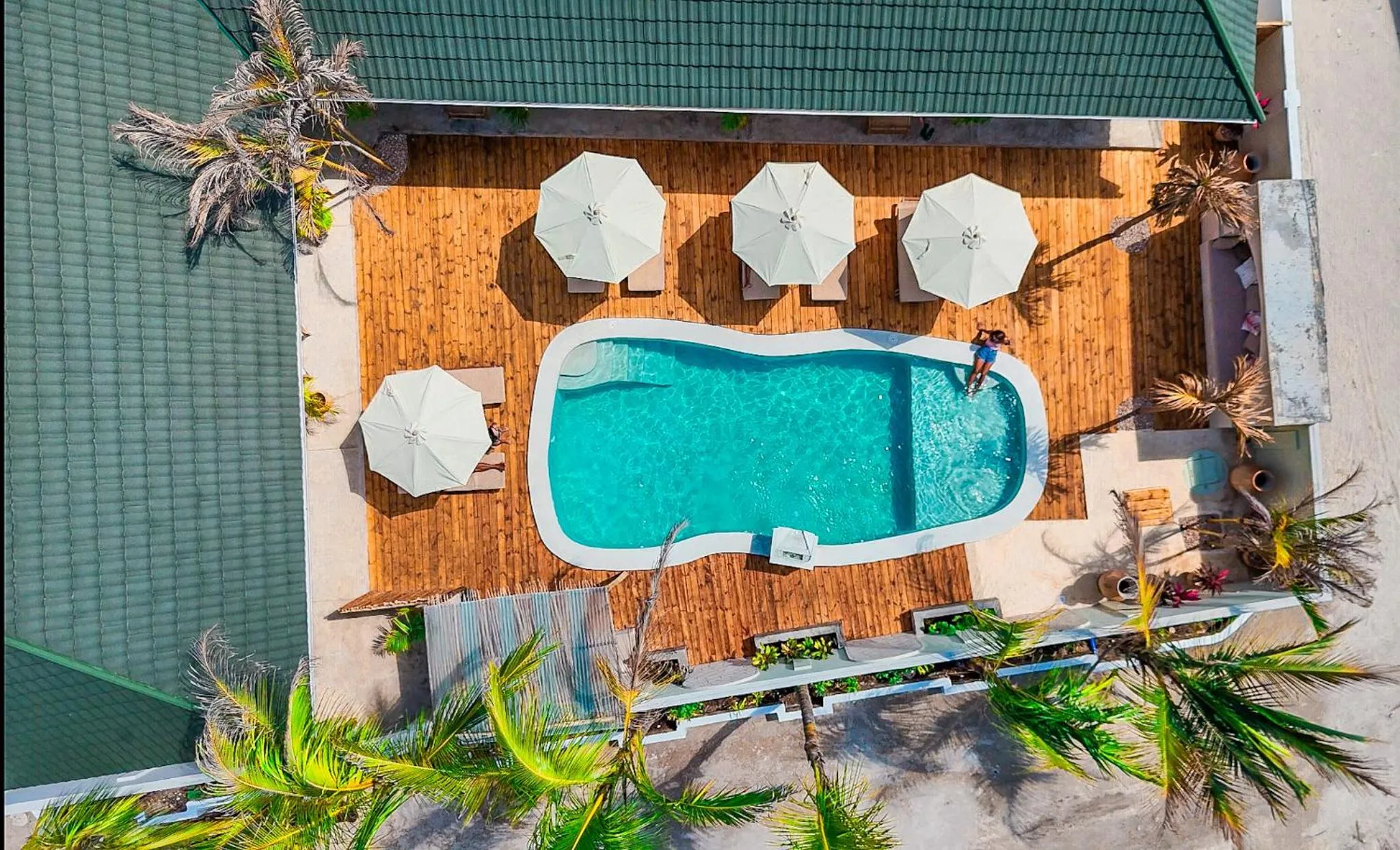 Swimming pool in Casa Ananda Boutique Hotel