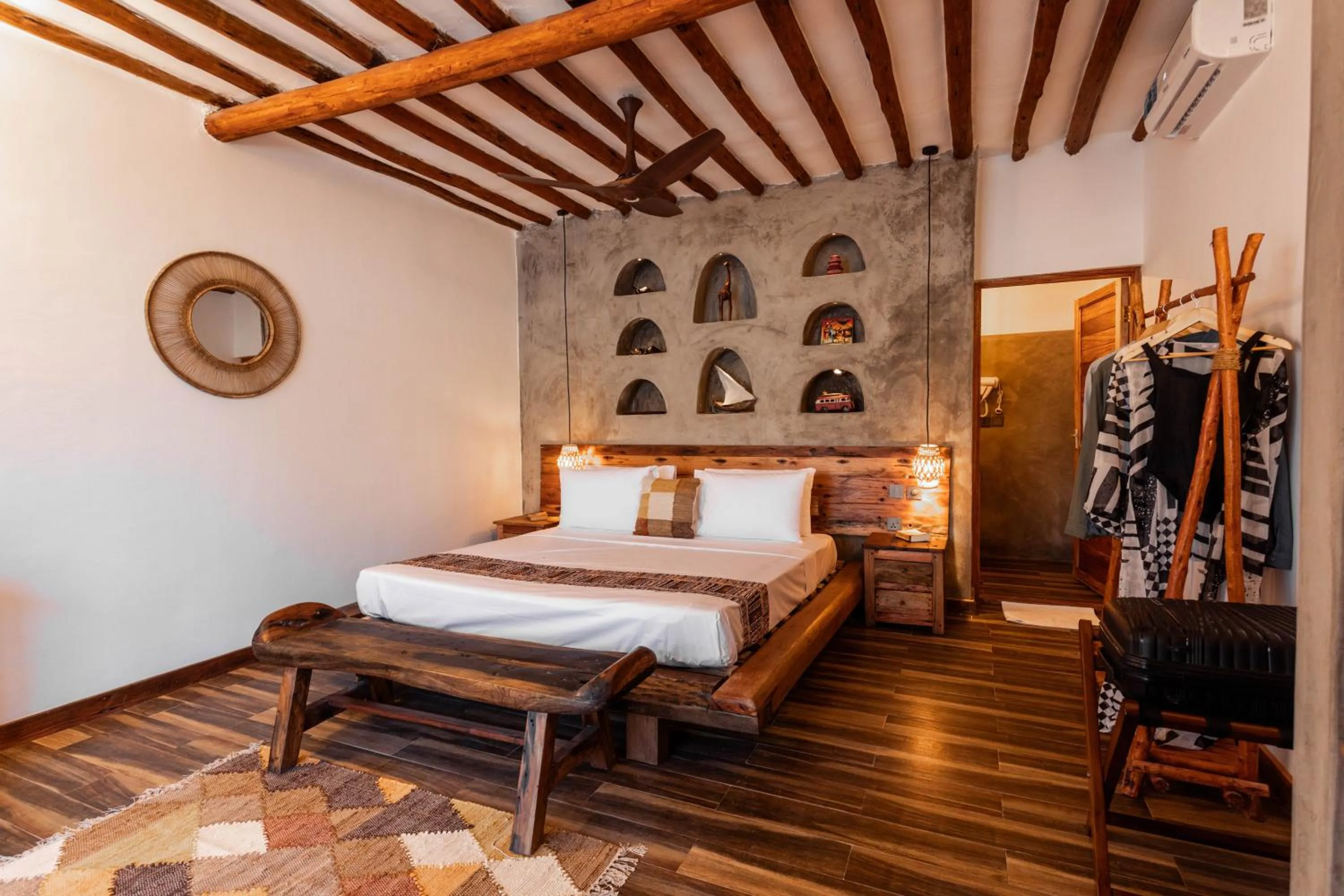 Bed in Casa Ananda Boutique Hotel