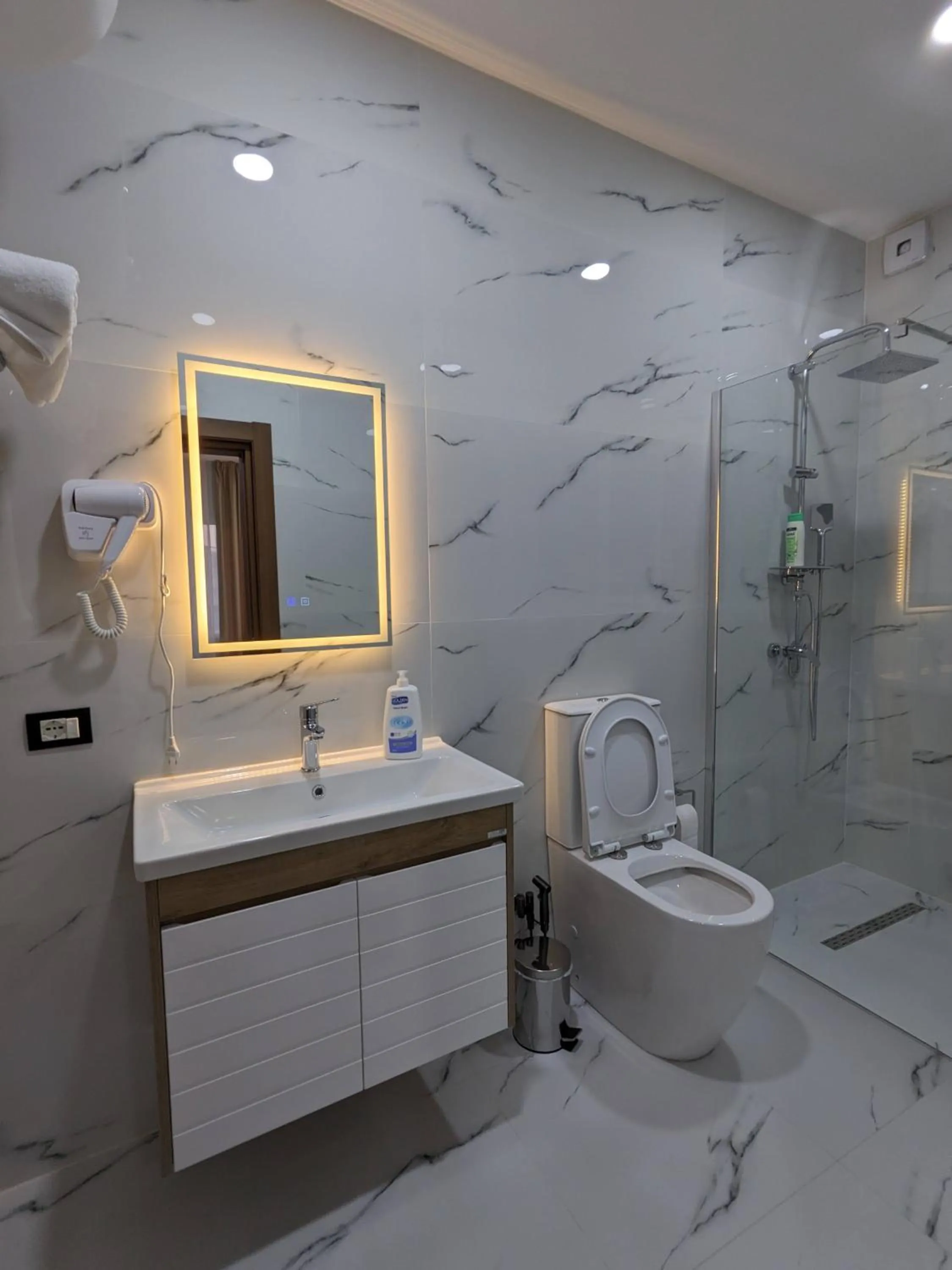 Shower in Hotel Aleks