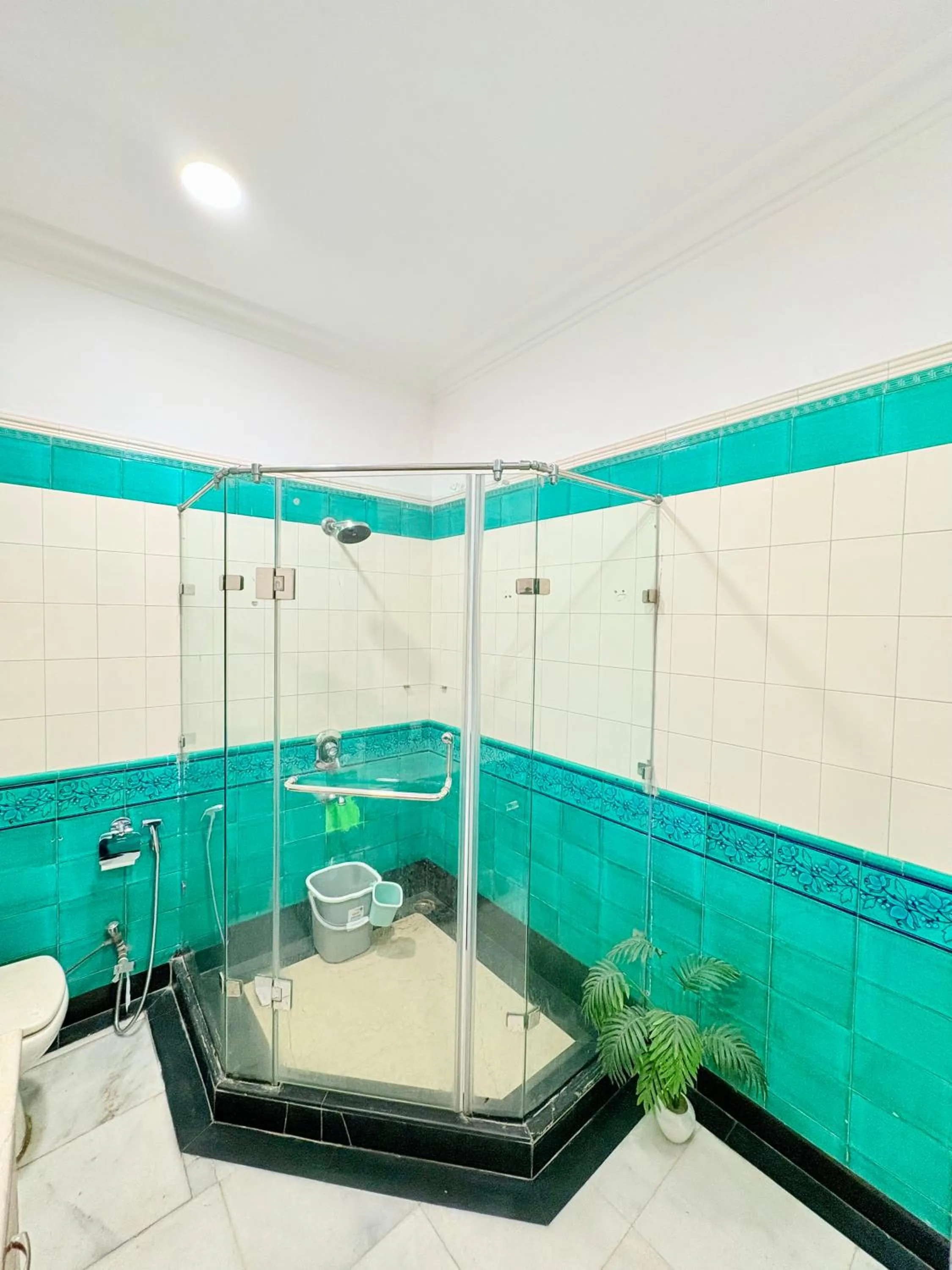 Bathroom in Gulmohar Residency, Hauz Khas New Delhi, Couple Friendly