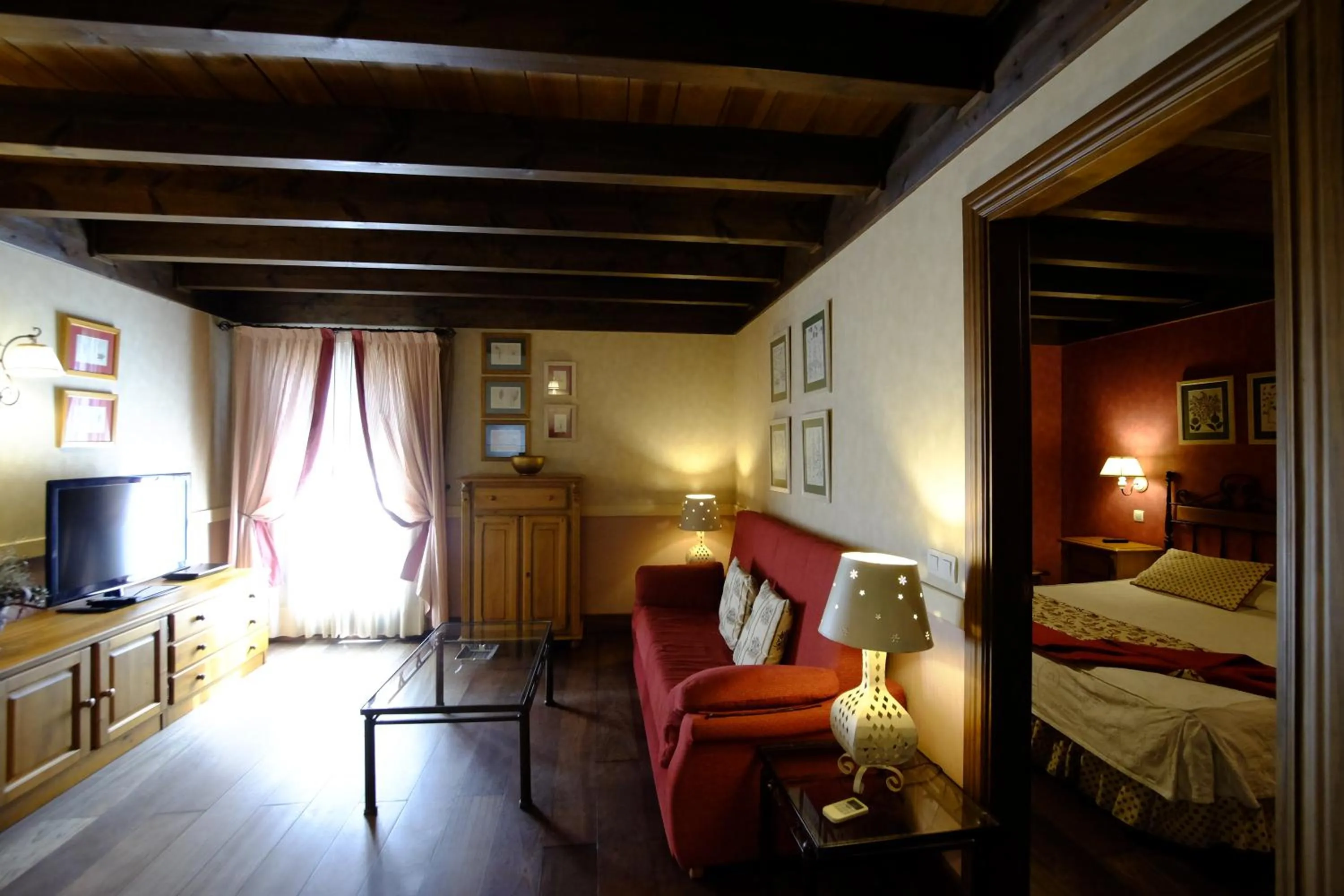 Living room in Hotel Pradas Ordesa