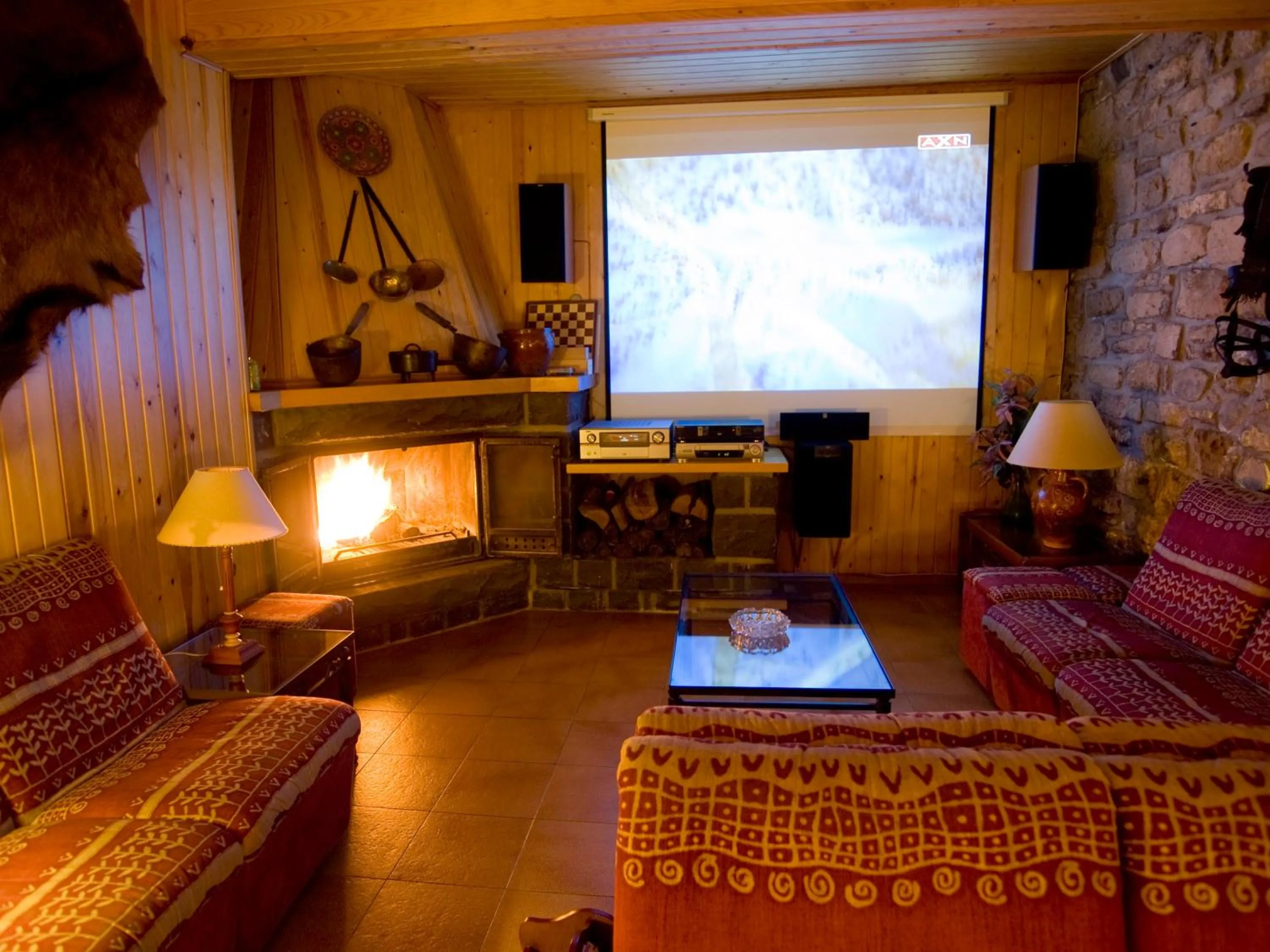 Living room in Hotel Pradas Ordesa