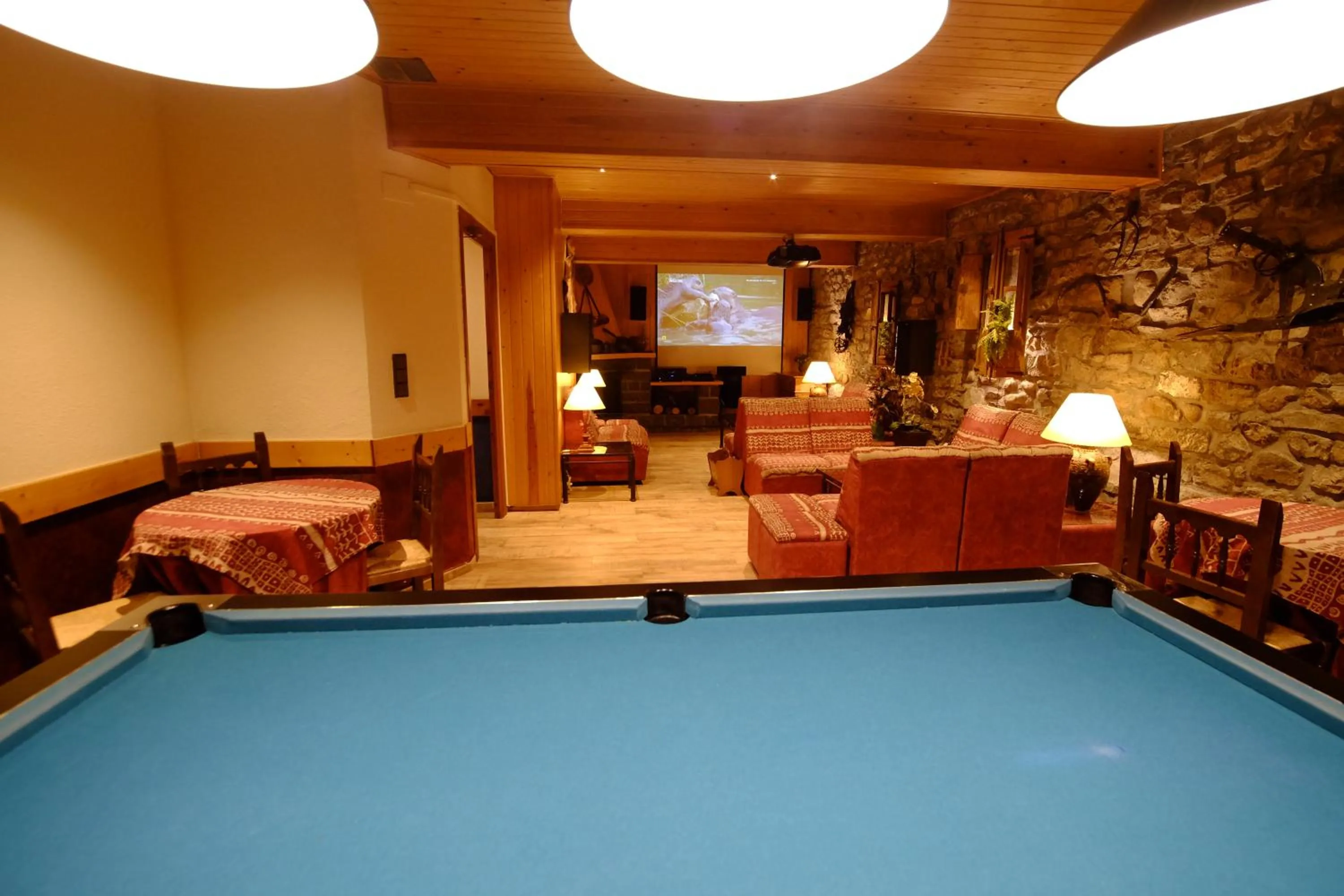 Communal lounge/ TV room in Hotel Pradas Ordesa