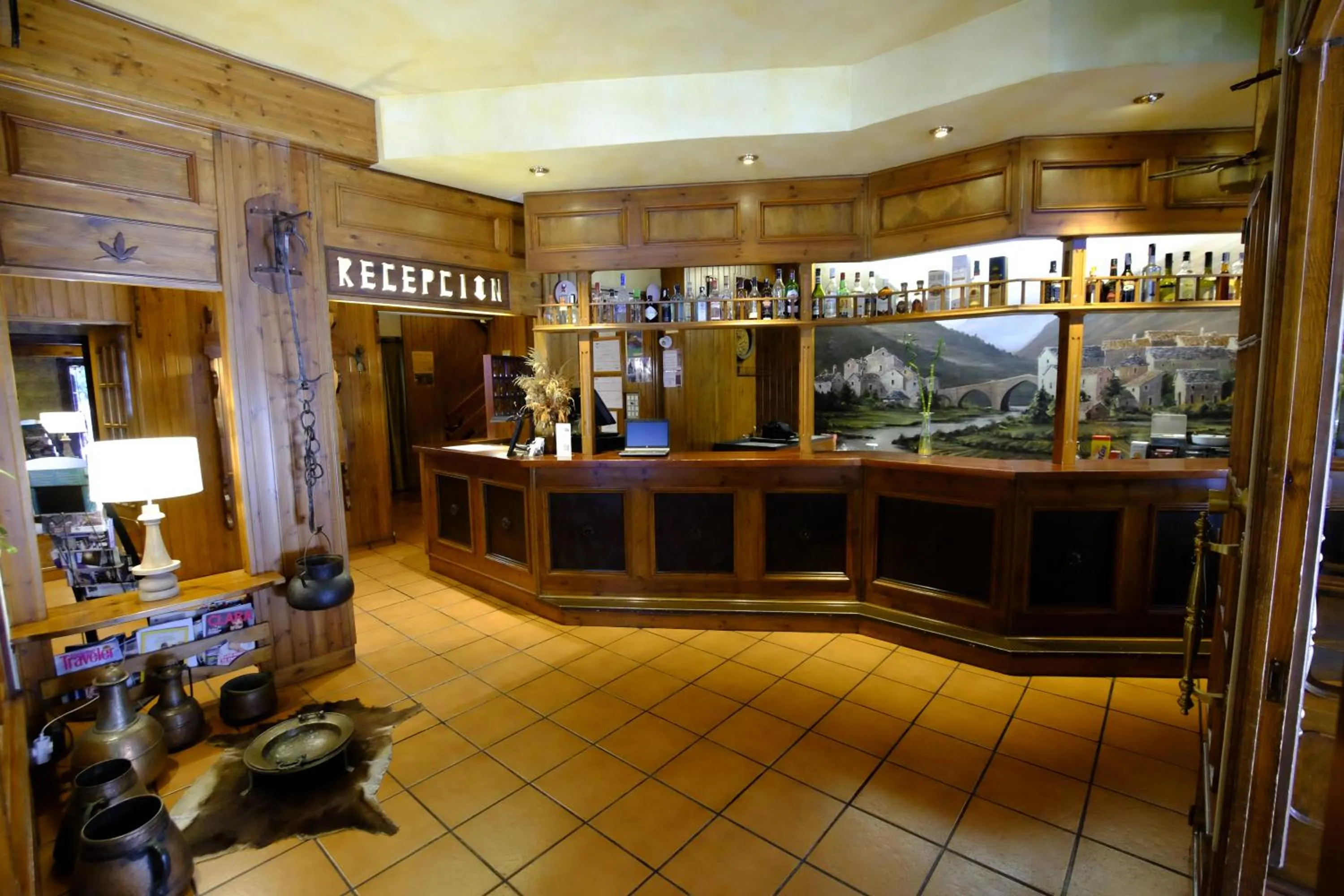 Lobby or reception in Hotel Pradas Ordesa