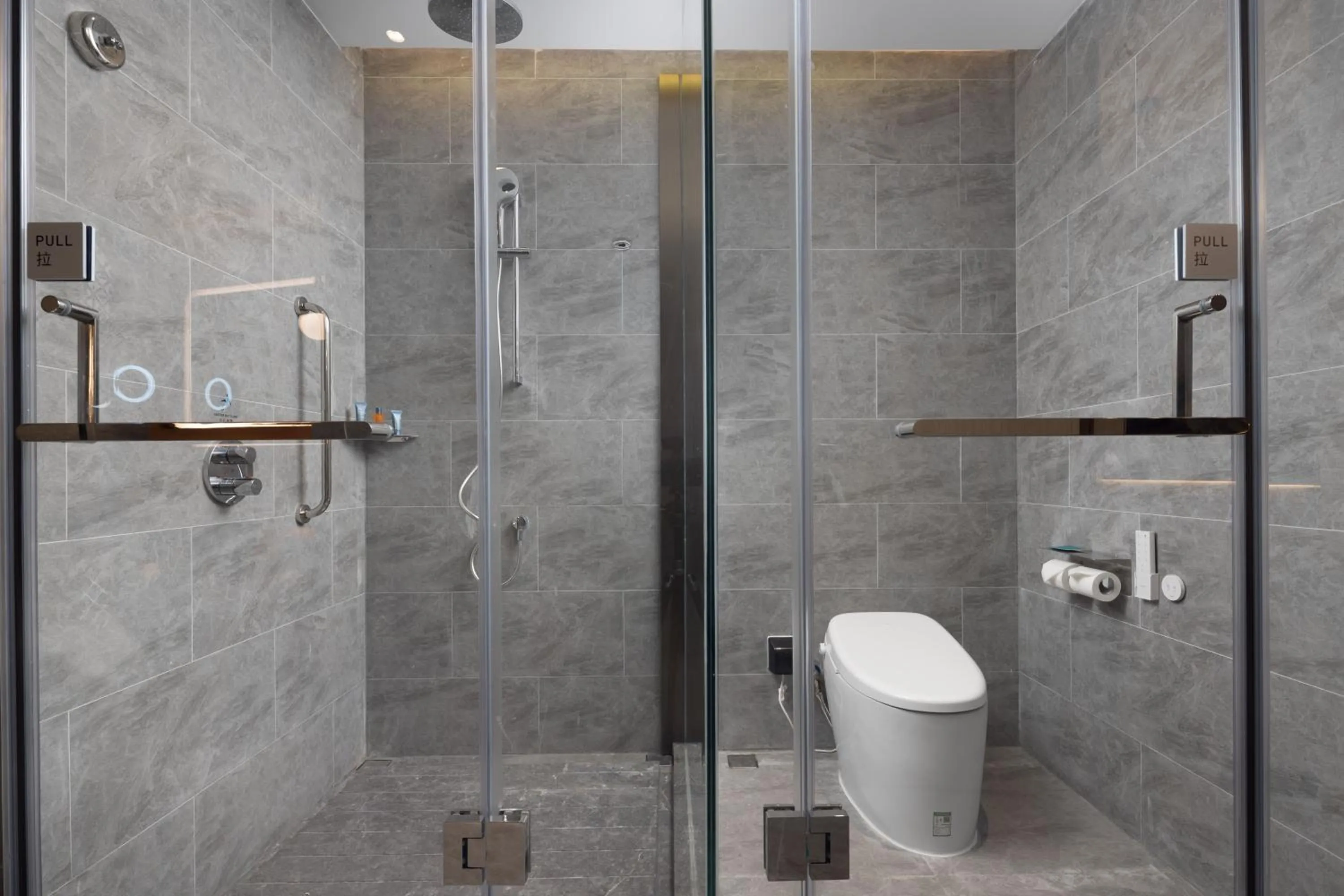 Shower in Home2 Suite by Hilton Hangzhou East Railway Station