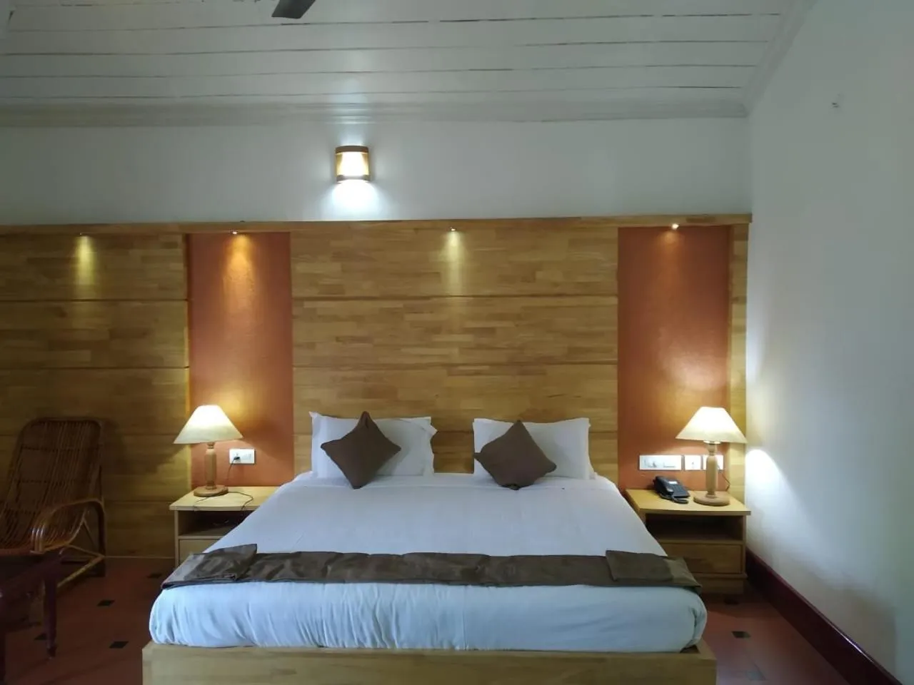 Bed in Kairali Heritage Resort