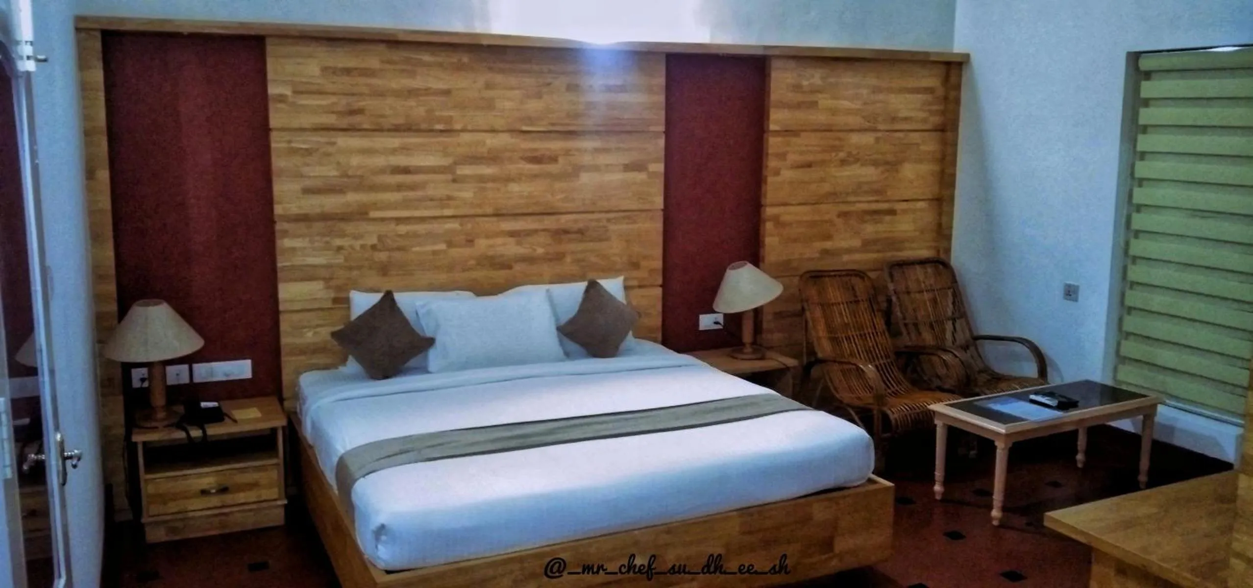 Bed in Kairali Heritage Resort