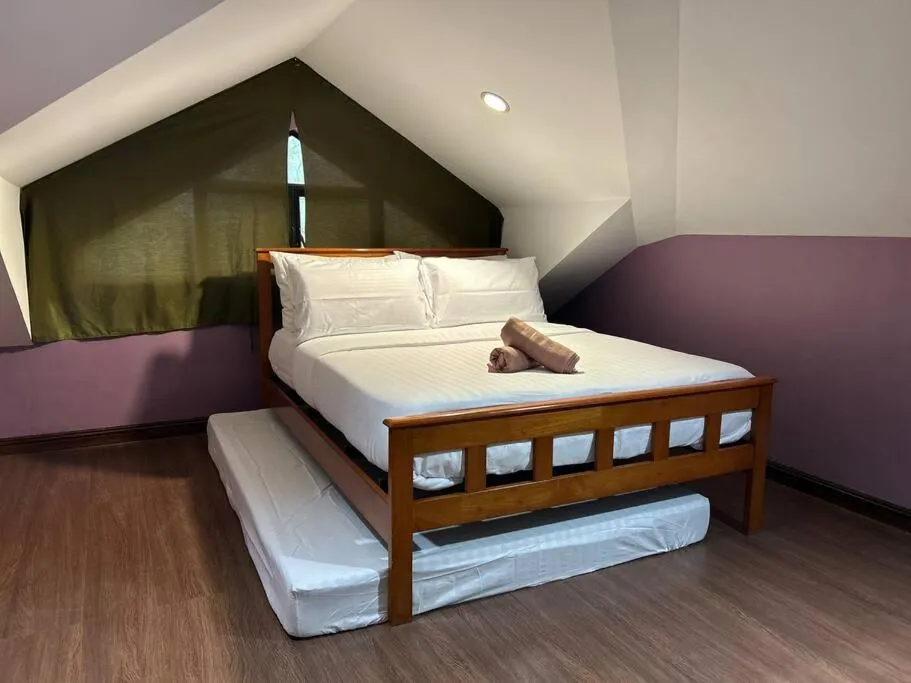 Bed in Crosswinds Resort Quadrille Home