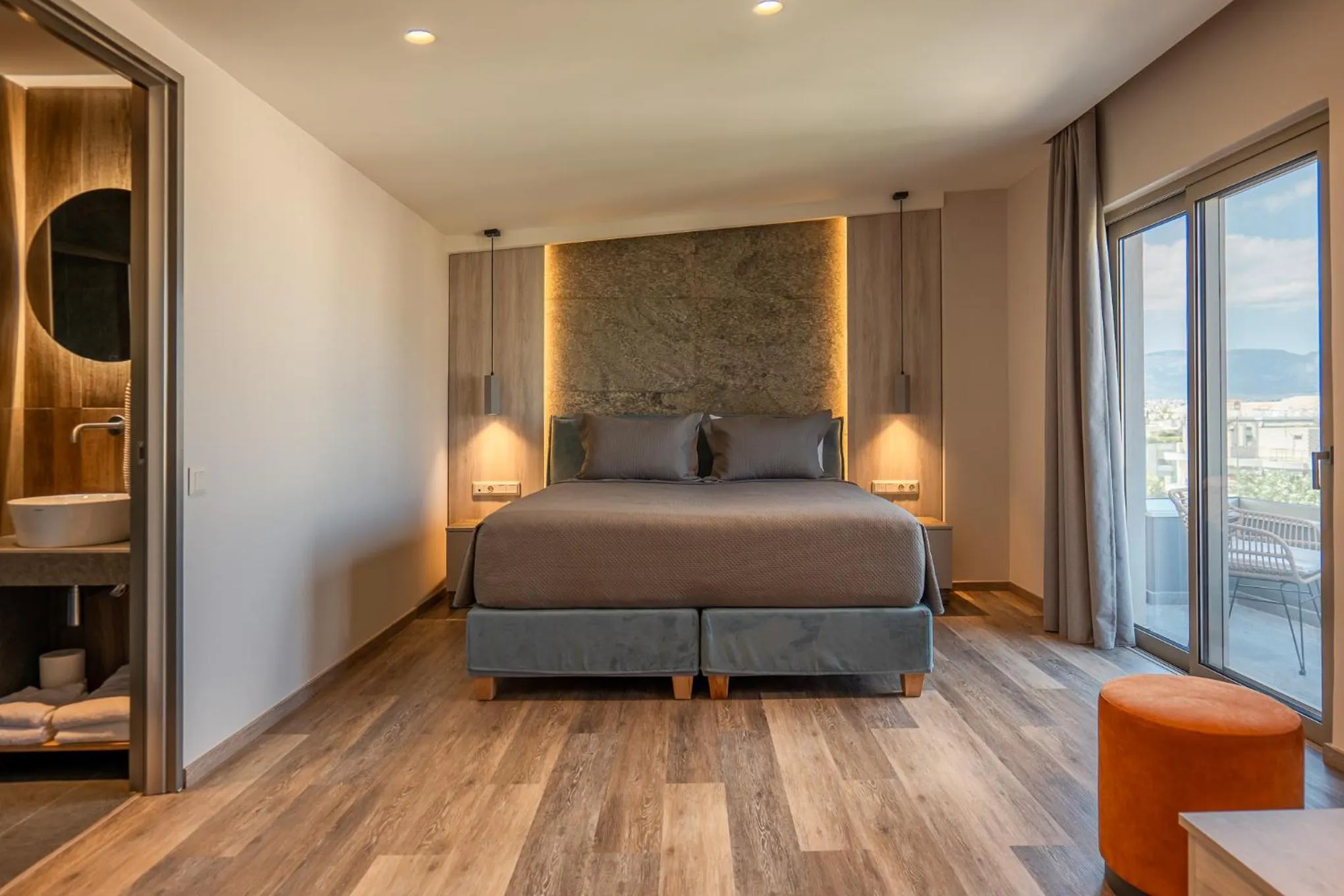 Bed in Wellnest Hotel