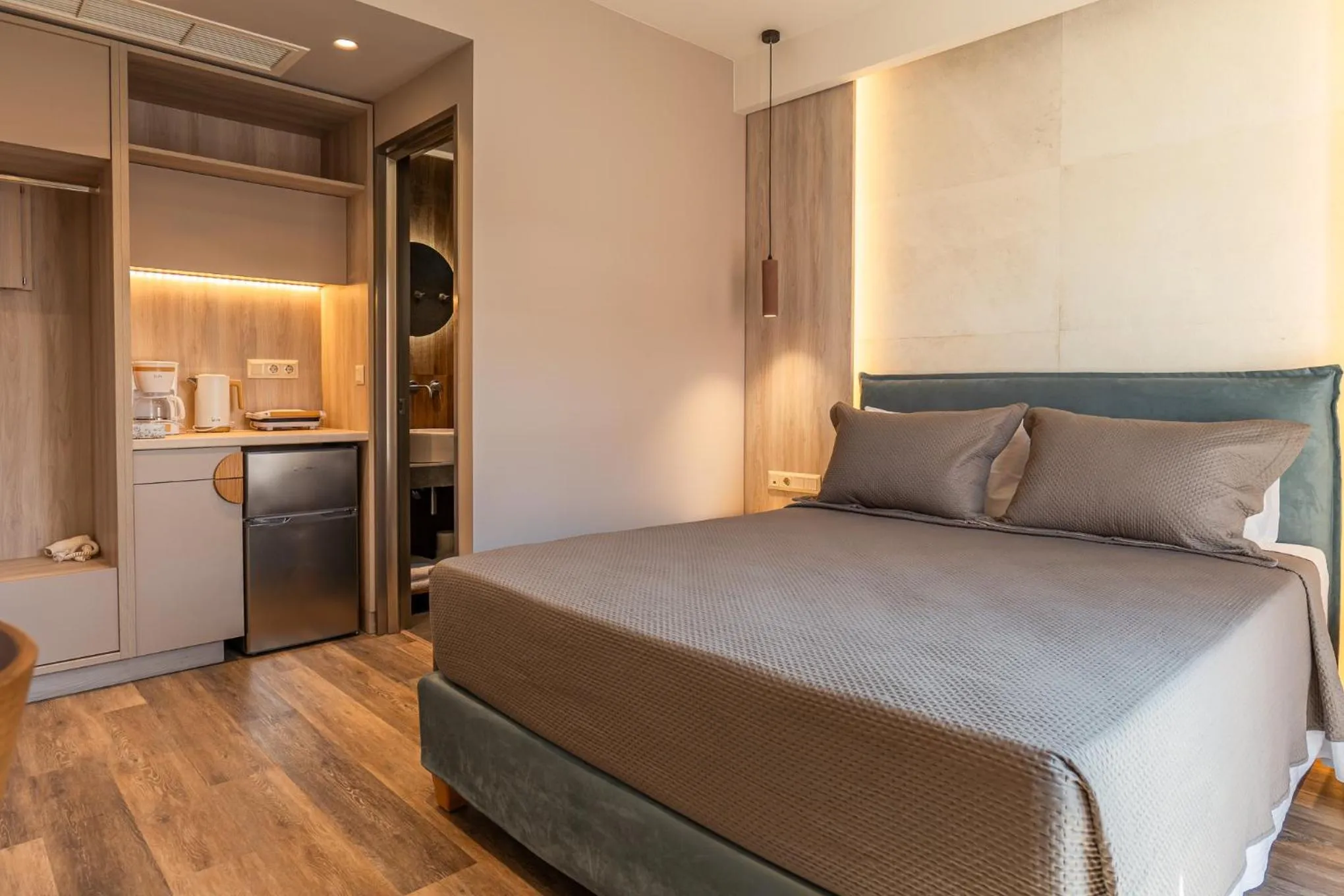 Bed in Wellnest Hotel