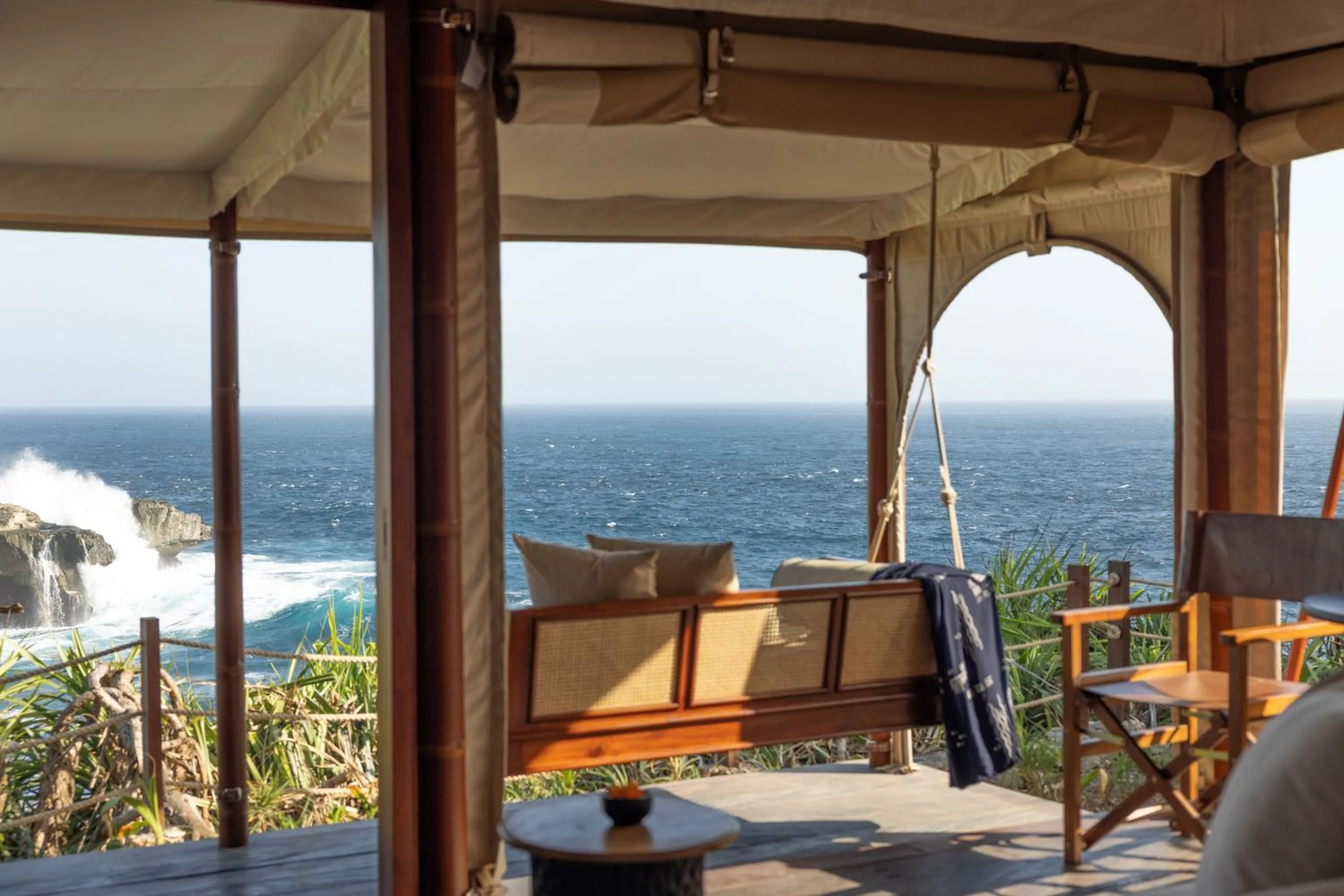 Seating area in ARNA Suites and Ocean Lounge