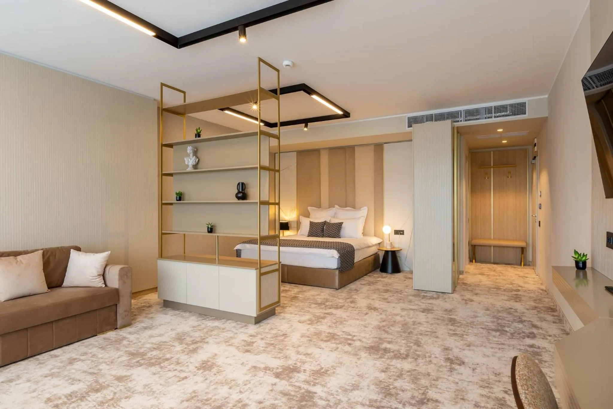 Bed in Hotel Lupa by Bueno