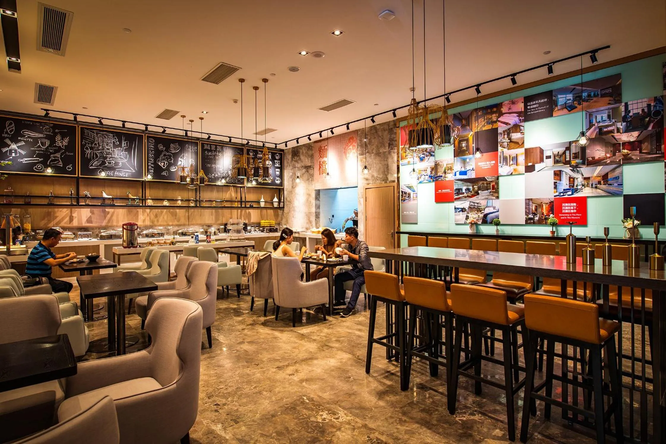 Restaurant/places to eat in Echarm Hotel Qingyuan Shunying Guangbai Branch