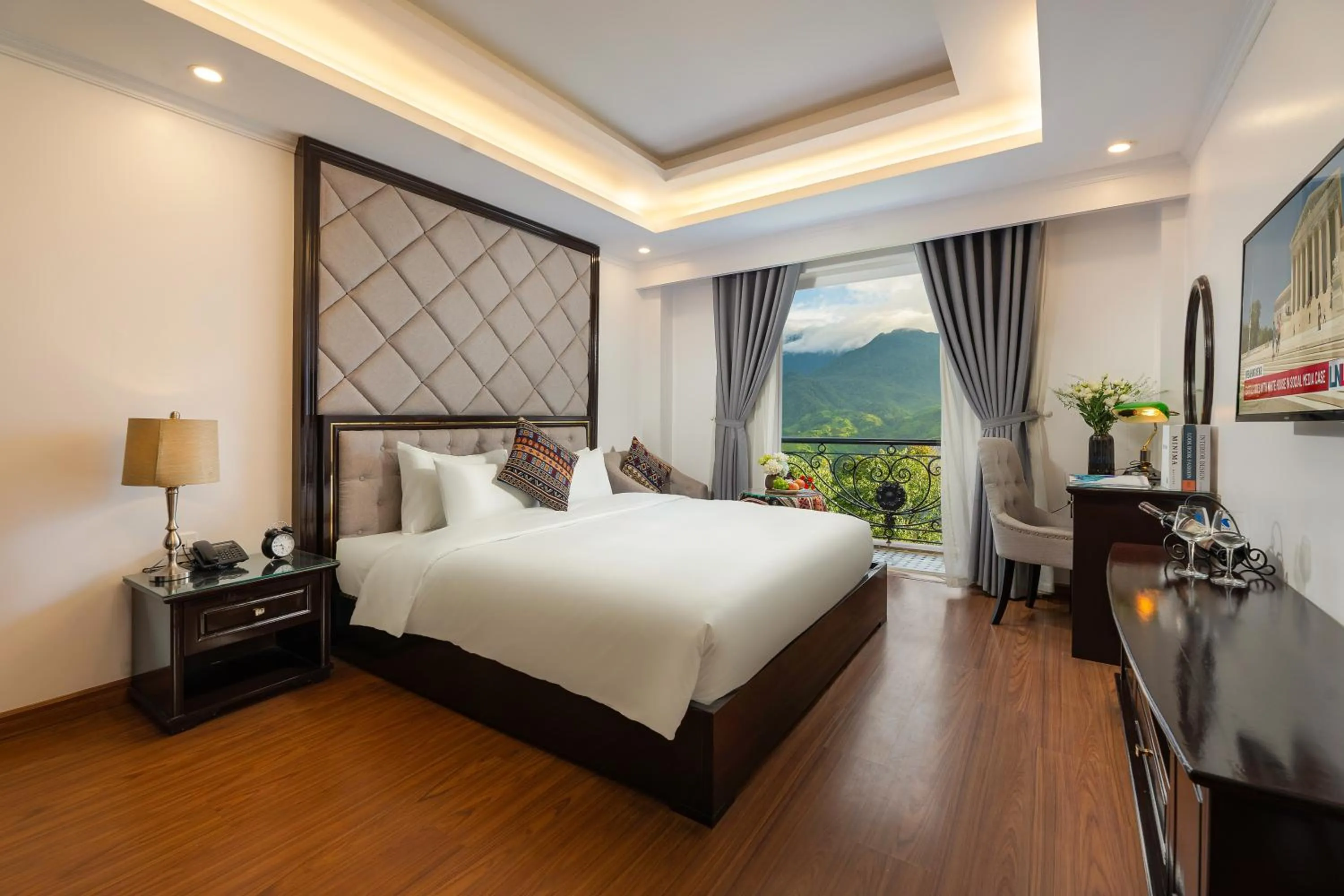 Bed in Sapa Praha Hotel