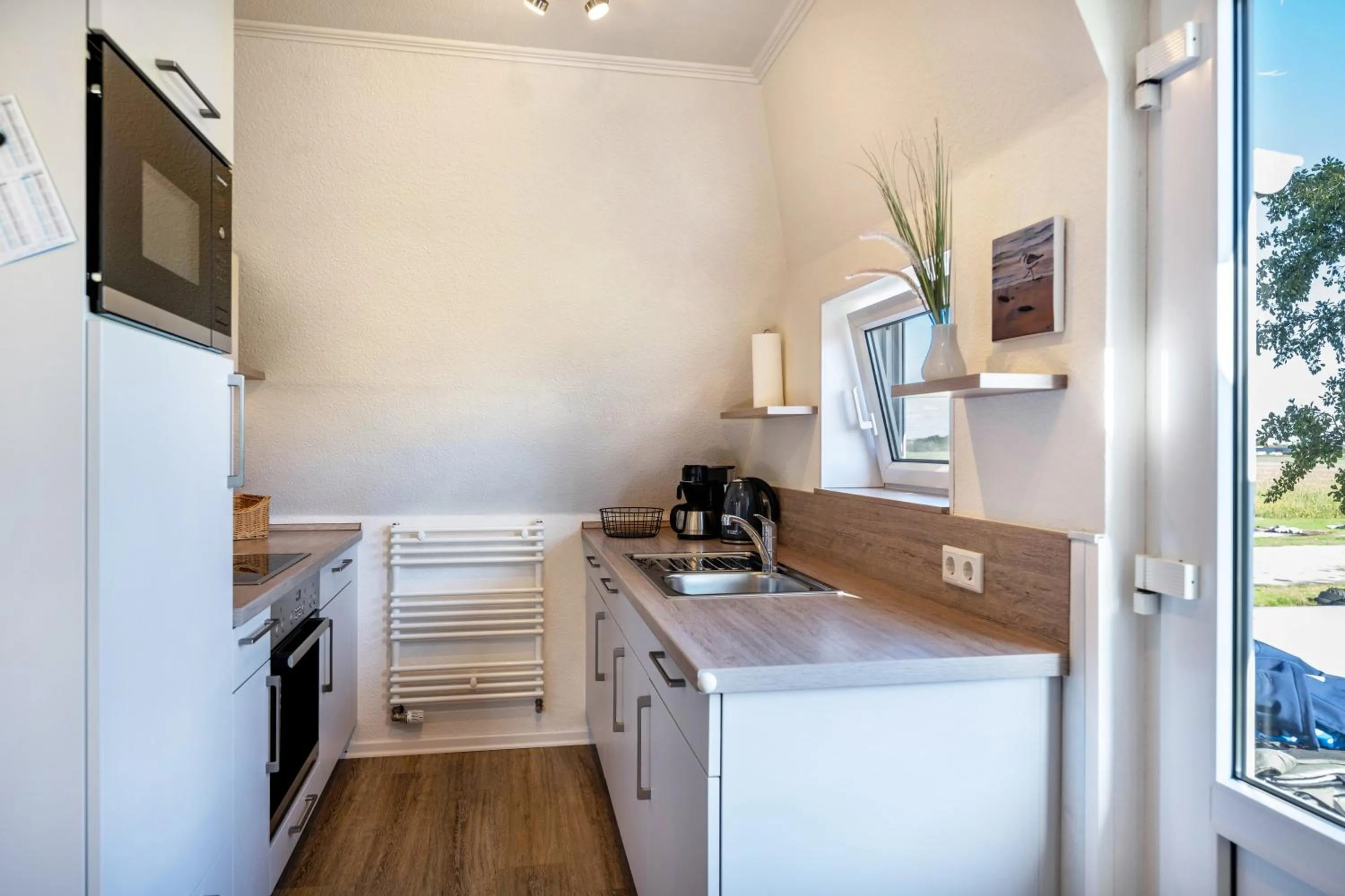 Kitchen or kitchenette in Ferienhof Harrsen