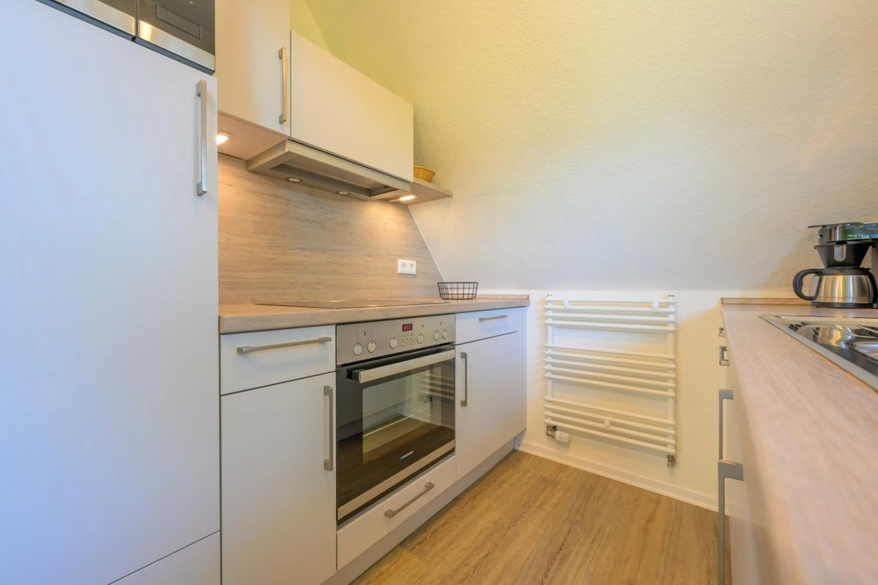 Kitchen or kitchenette in Ferienhof Harrsen