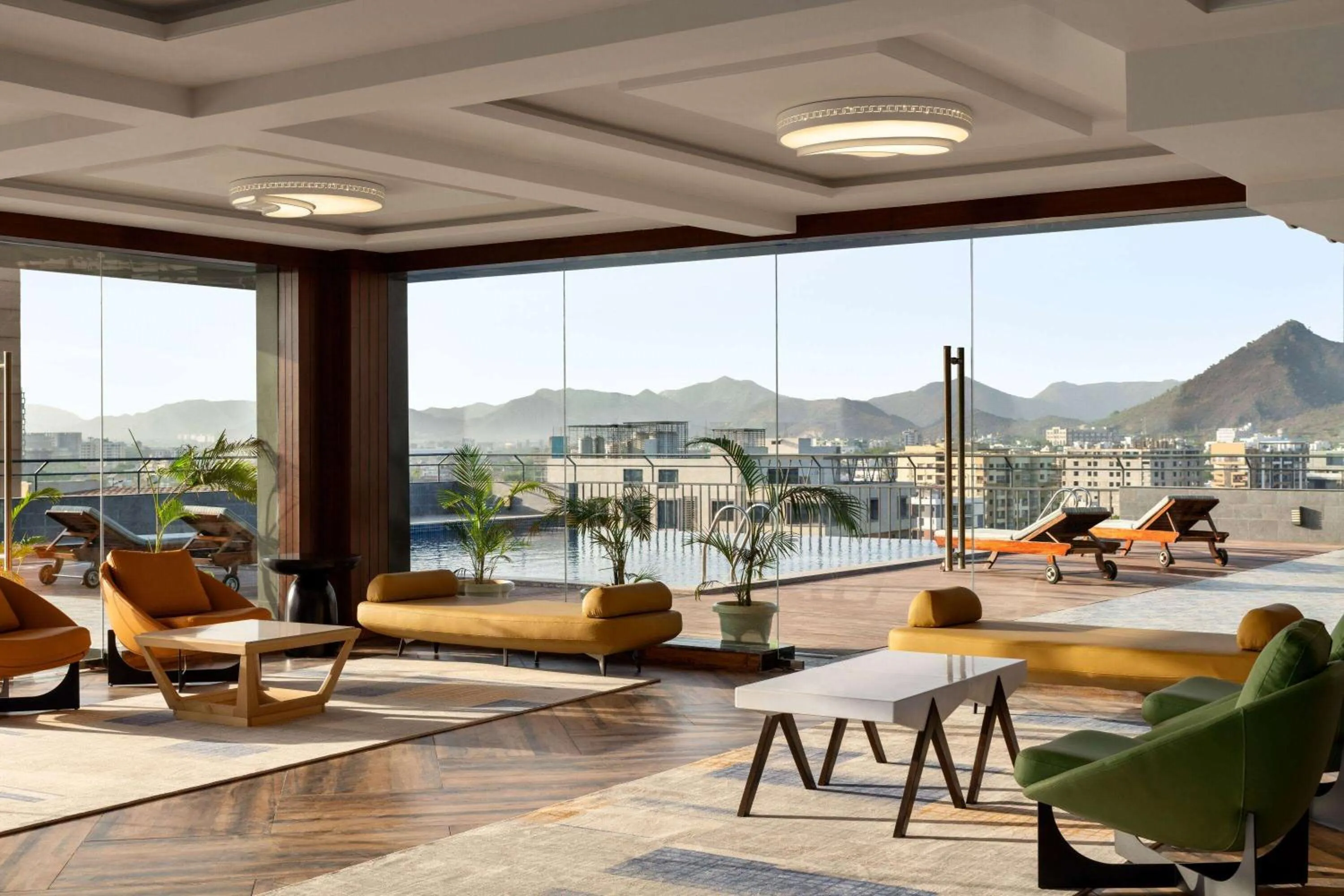 Restaurant/places to eat in Ramada Encore by Wyndham Udaipur Roopnagar