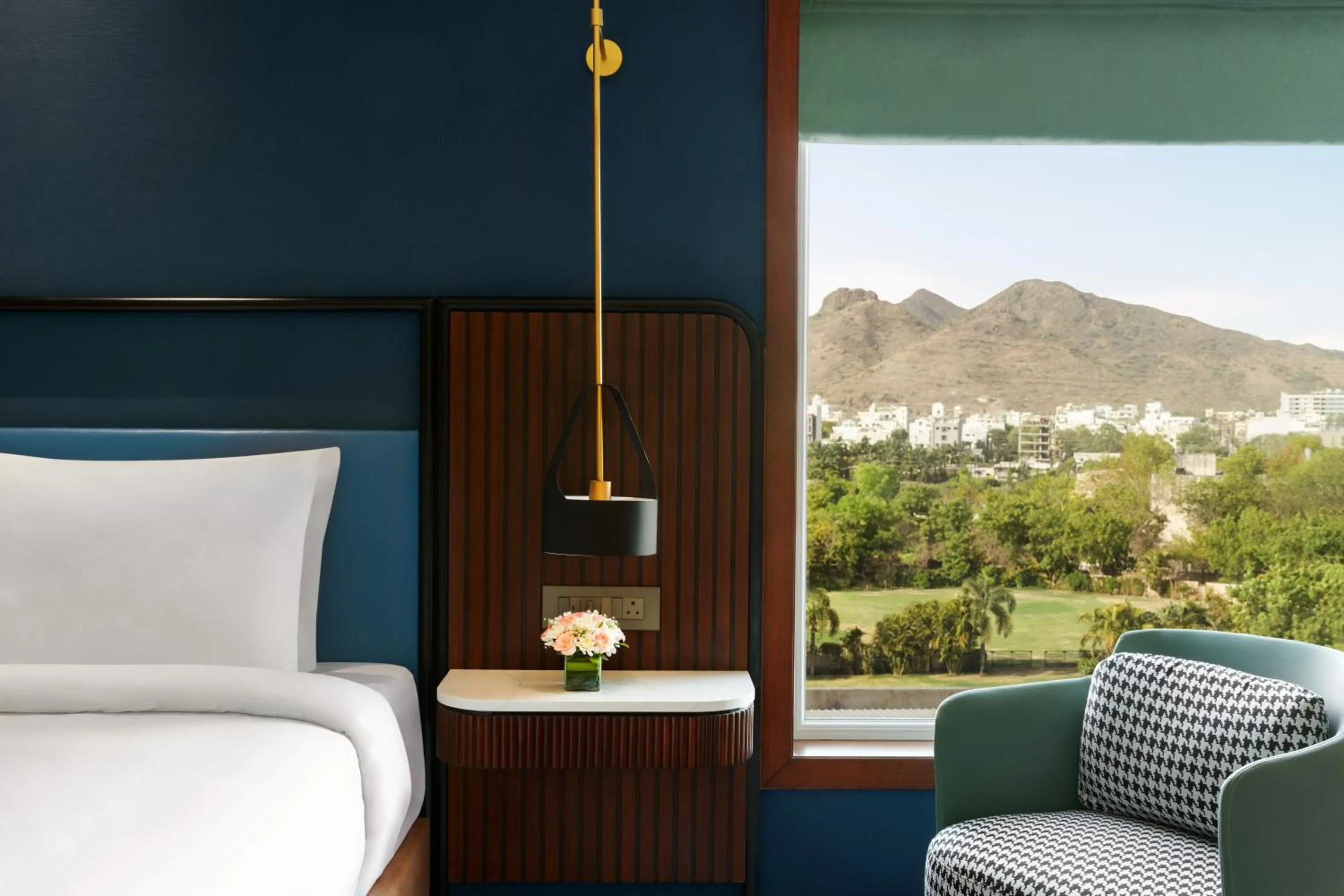 Mountain view in Ramada Encore by Wyndham Udaipur Roopnagar