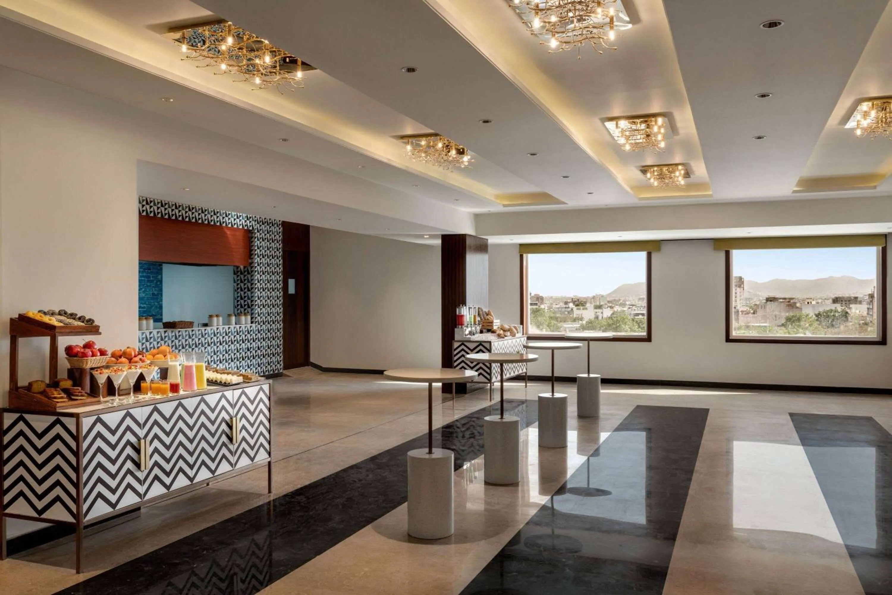Lounge or bar in Ramada Encore by Wyndham Udaipur Roopnagar