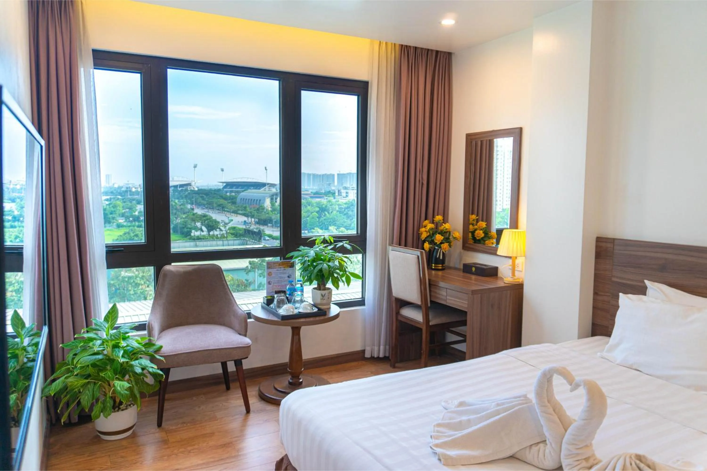 Bedroom, Bed in A89 Premier Sky Residence Stadium View