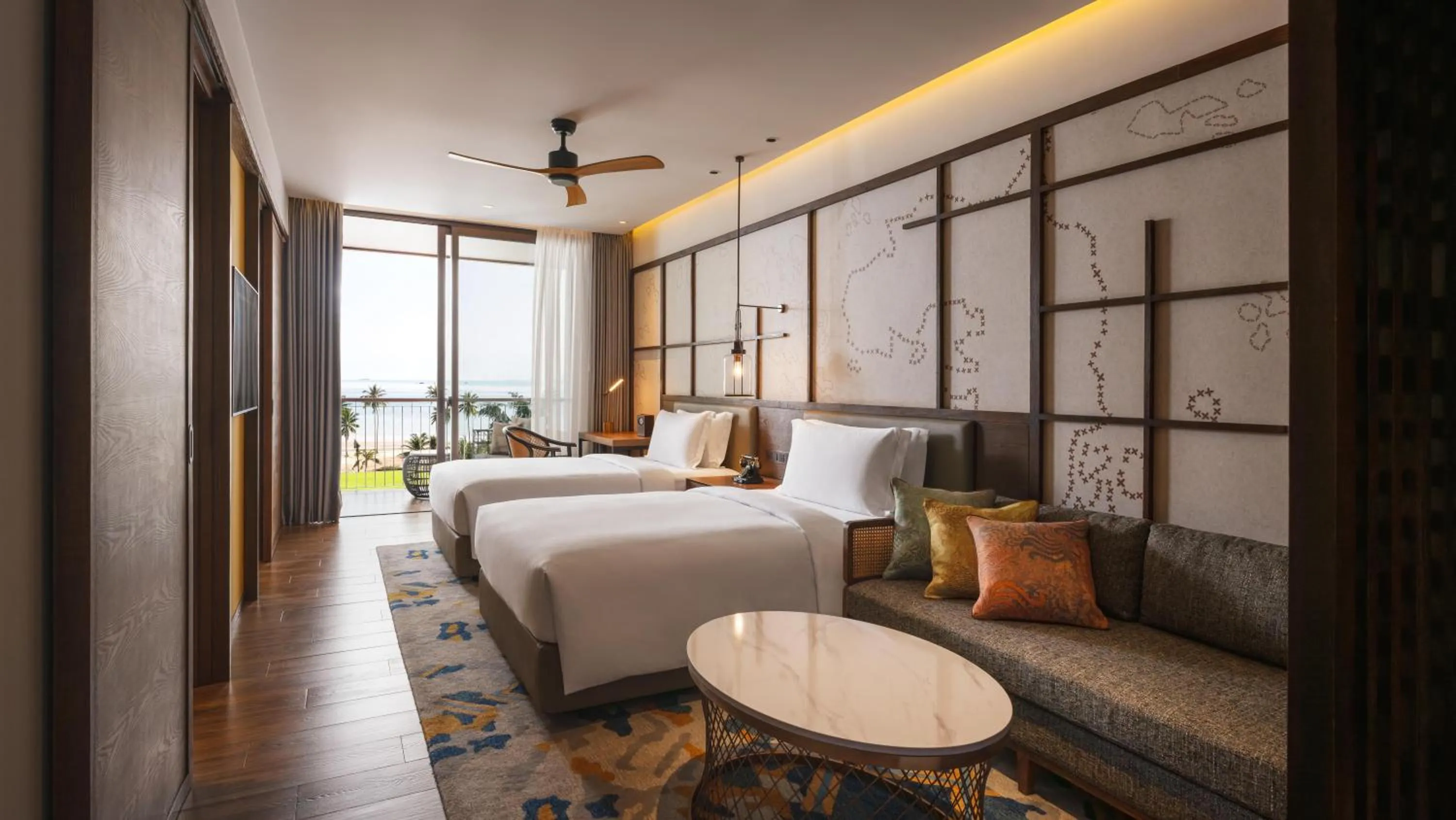Bed in Hotel Indigo Bintan Lagoi Beach by IHG