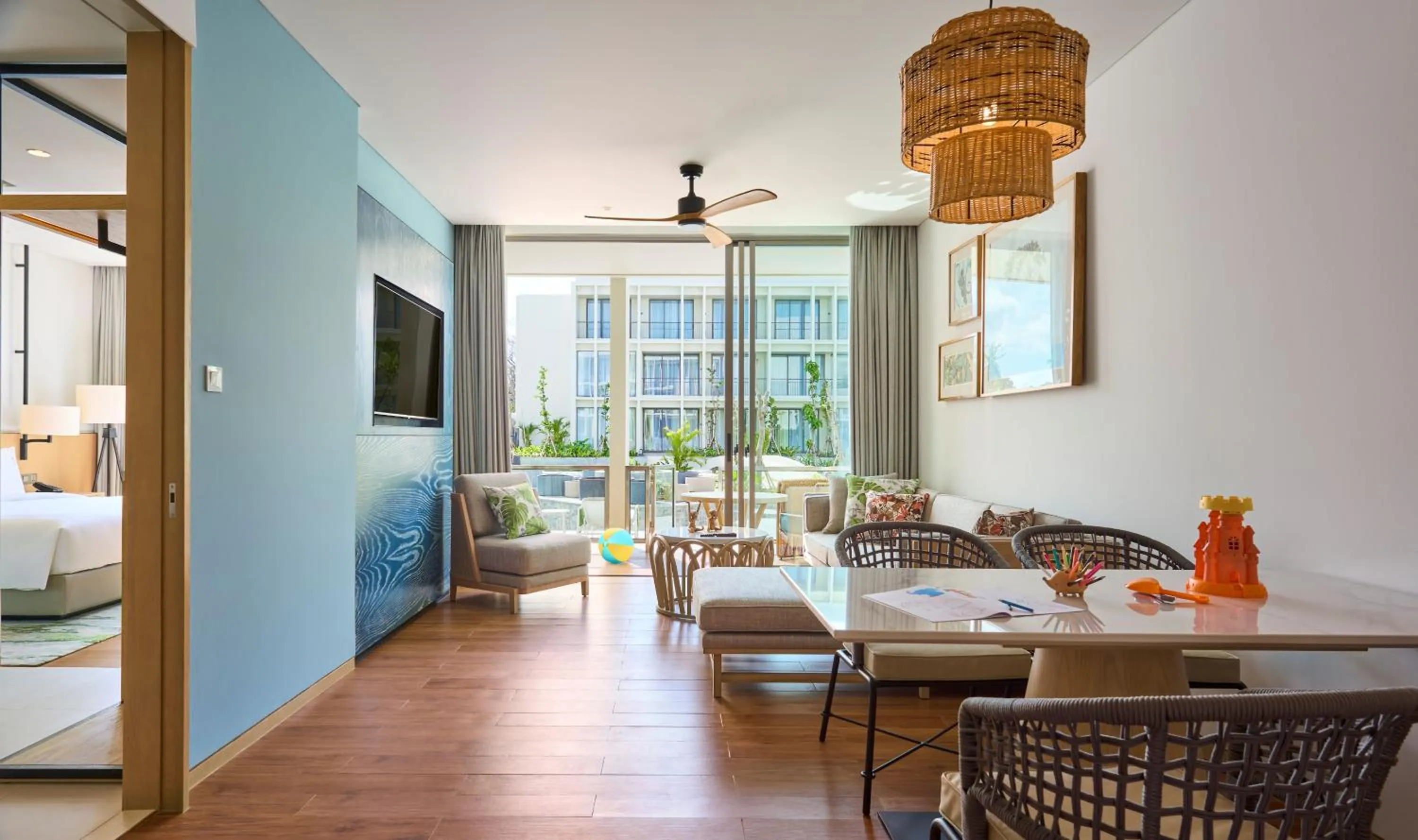 View (from property/room), Bed in Holiday Inn Resort Bintan Lagoi Beach by IHG