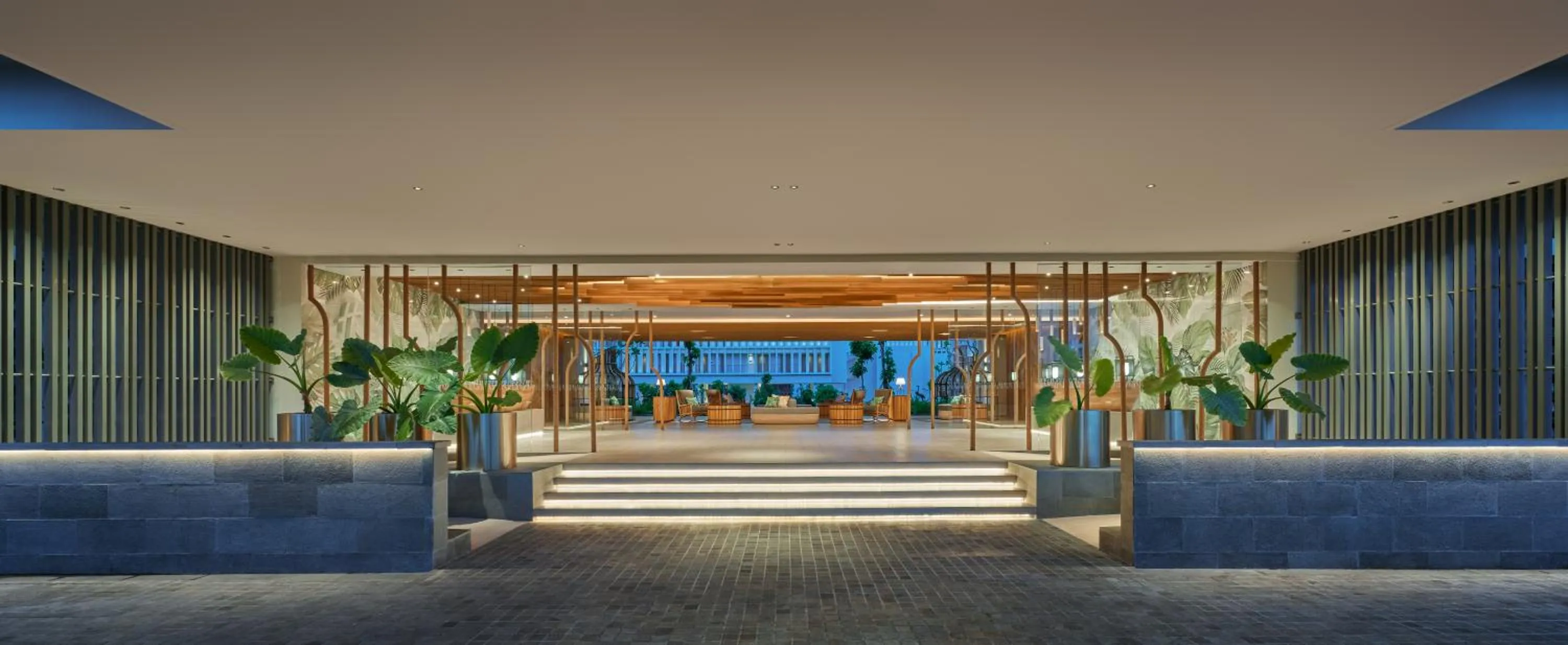 Facade/entrance in Holiday Inn Resort Bintan Lagoi Beach by IHG
