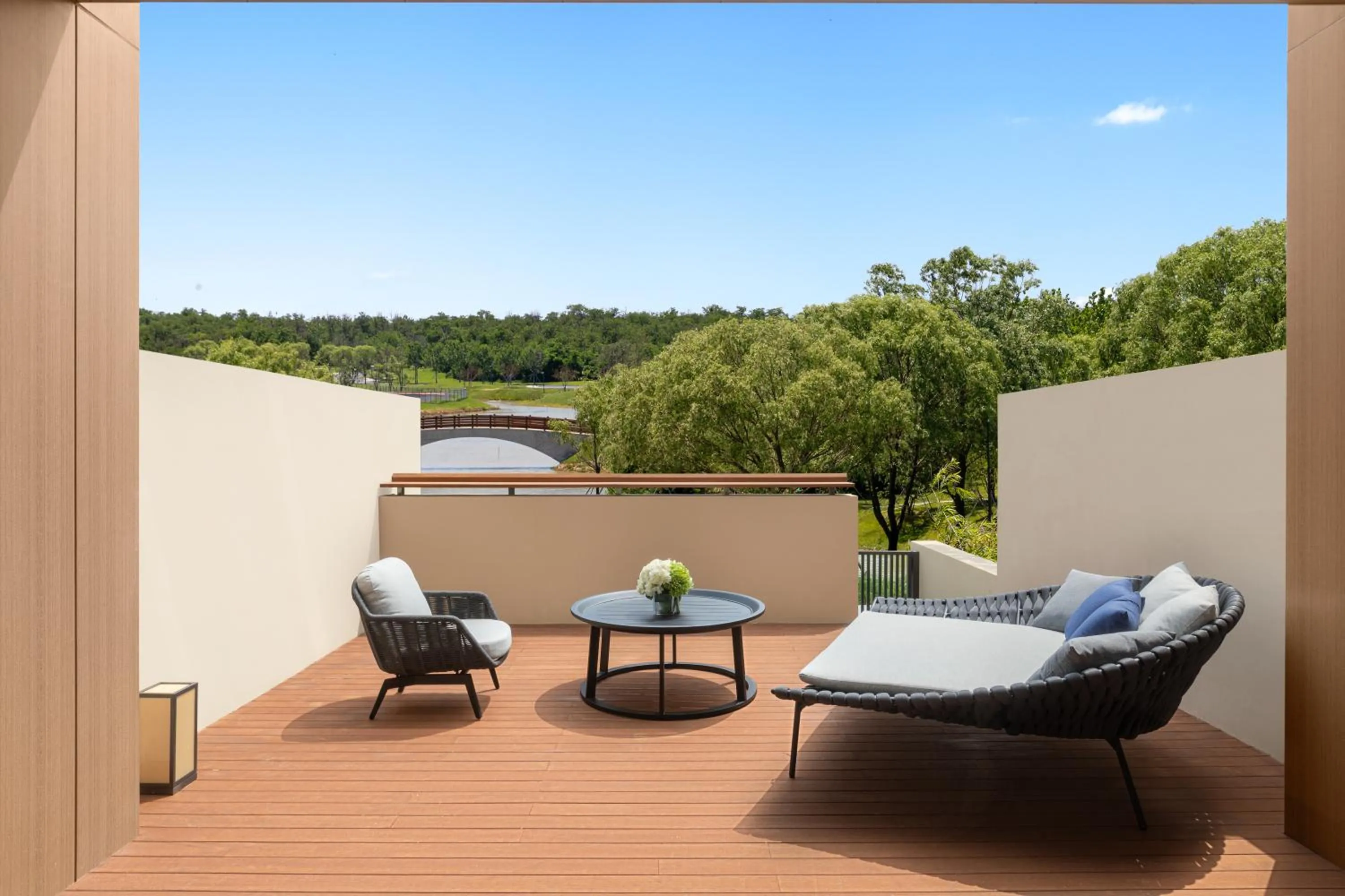 Inner courtyard view in Hotel Indigo Beidaihe