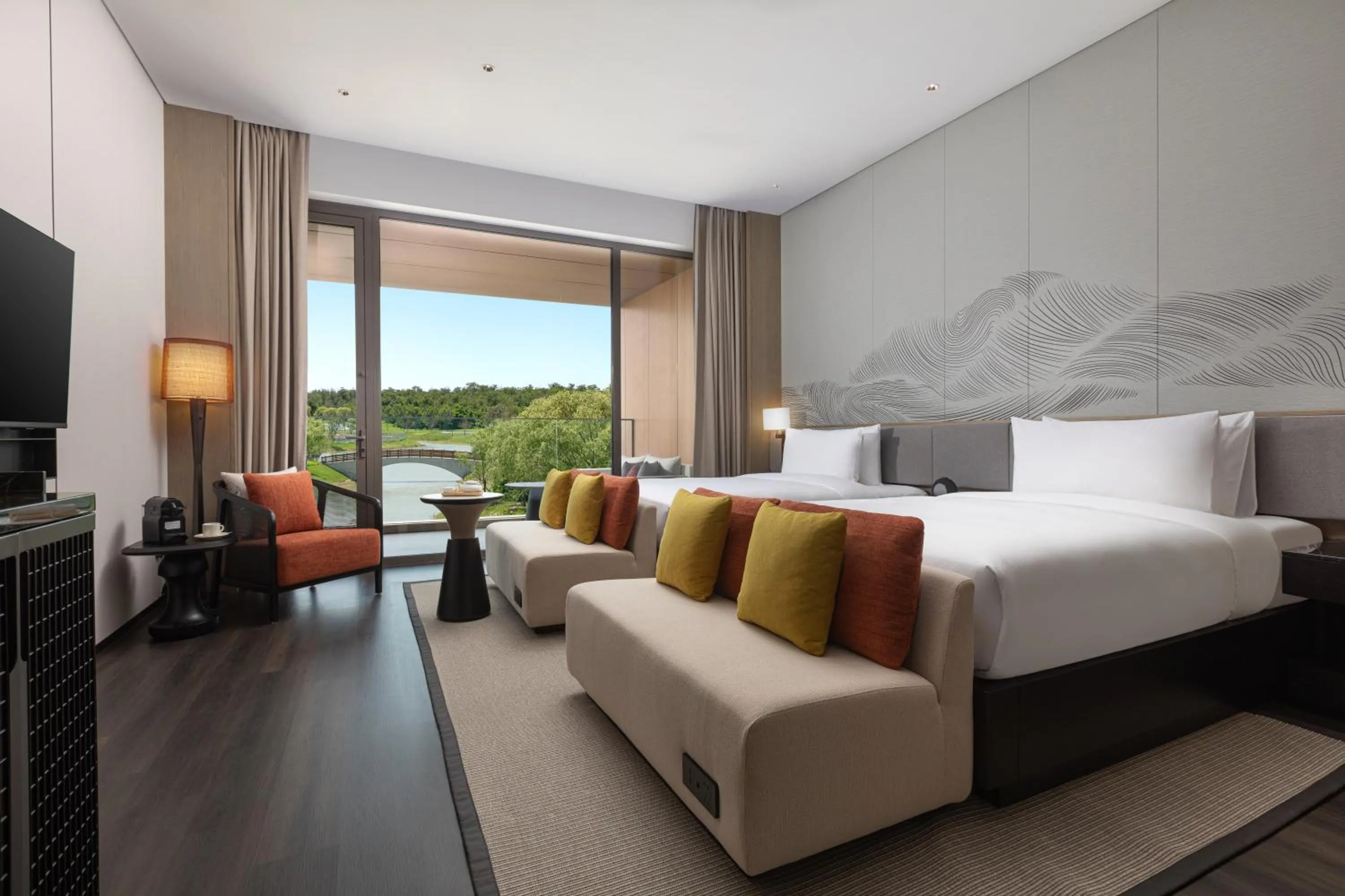 Bed in Hotel Indigo Beidaihe