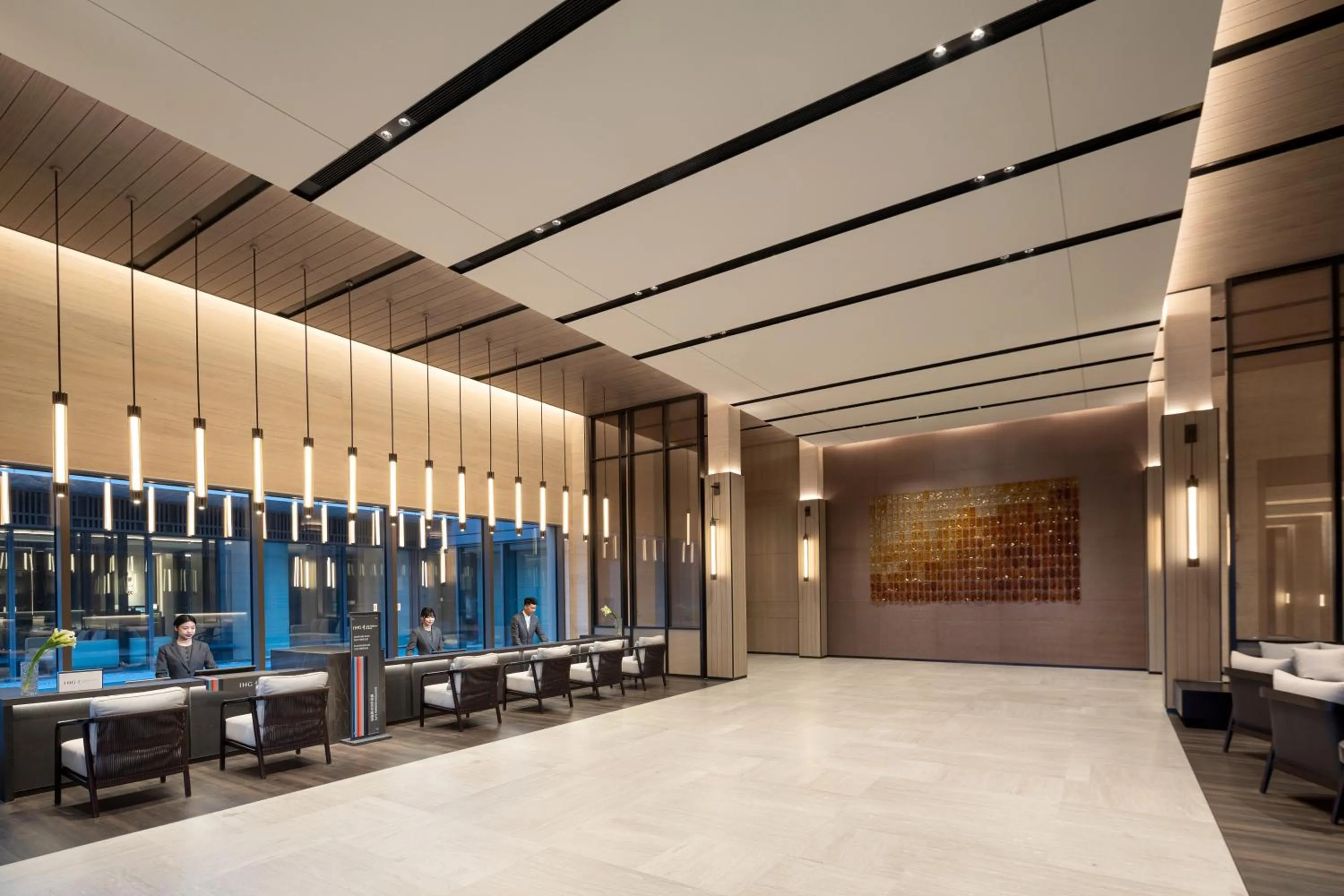 Lobby or reception in Hotel Indigo Beidaihe