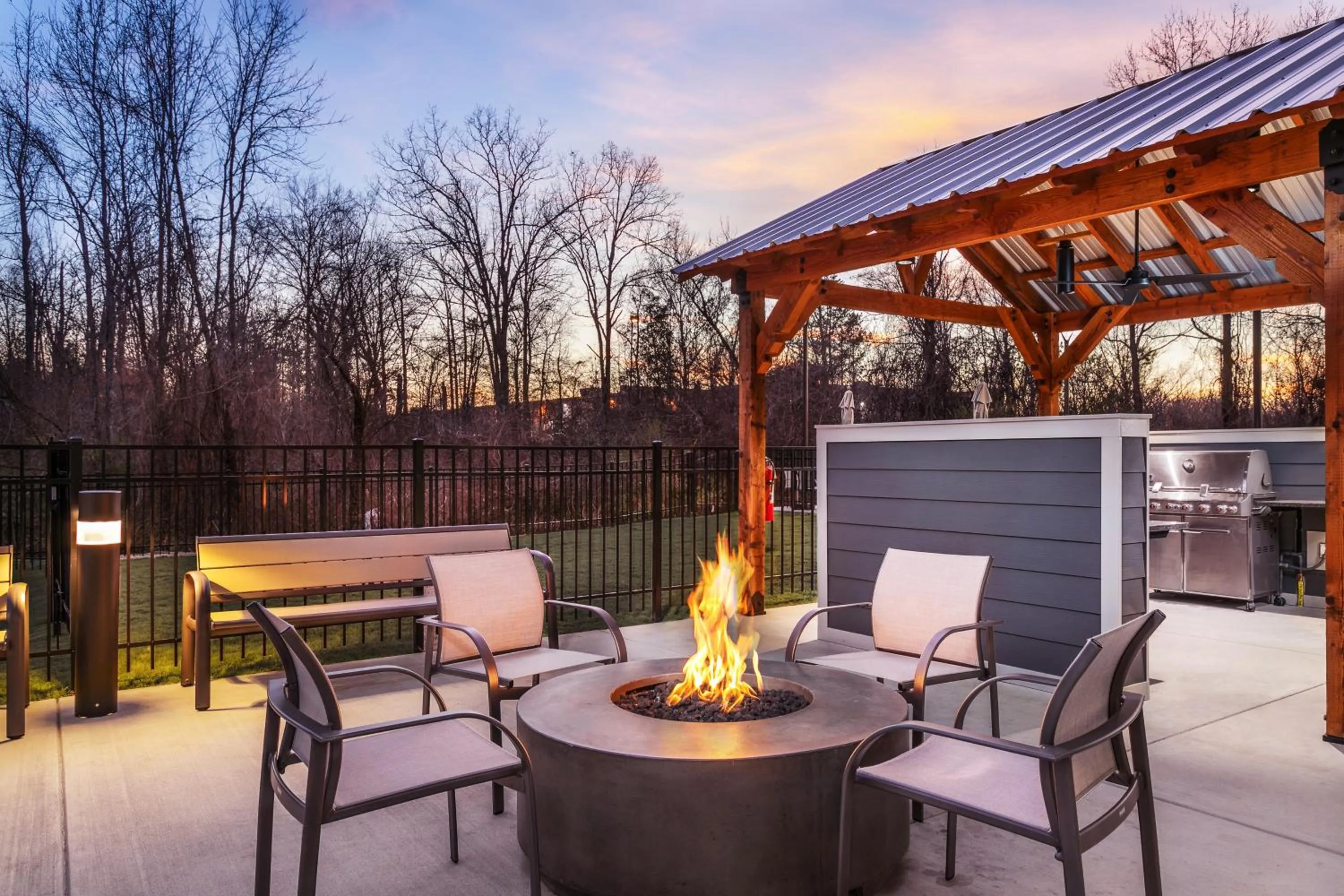 Patio in Candlewood Suites Chattanooga Hamilton Place by IHG
