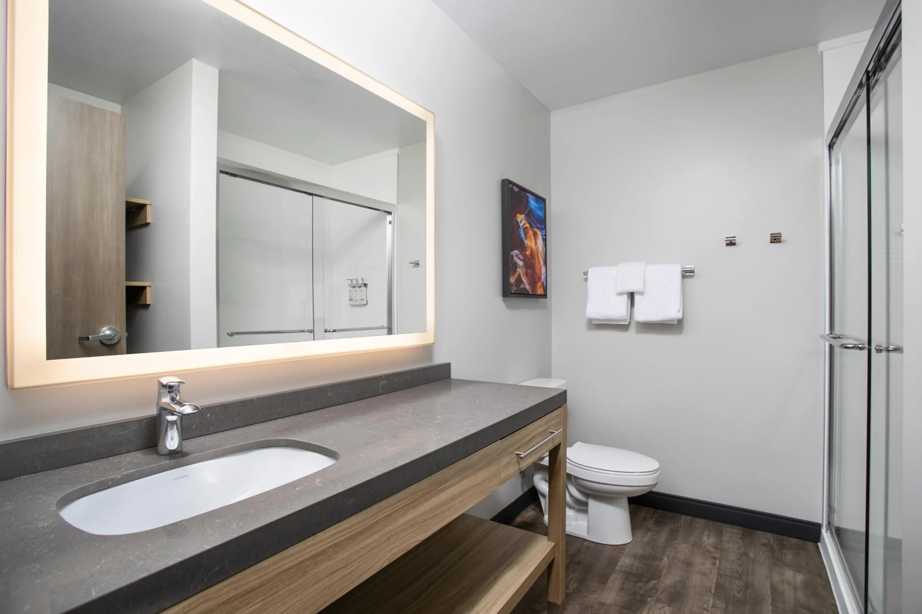 Bathroom in Candlewood Suites Chattanooga Hamilton Place by IHG