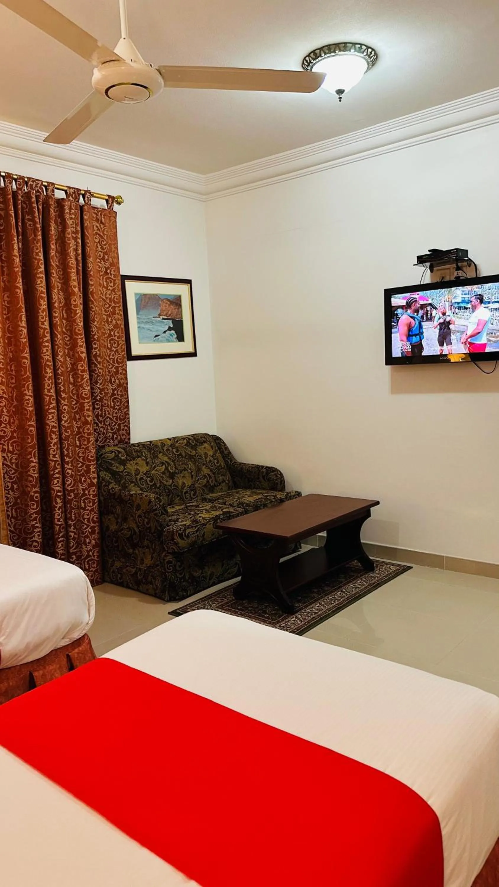 Bed in Dahlia Sohar Hotel Apartments