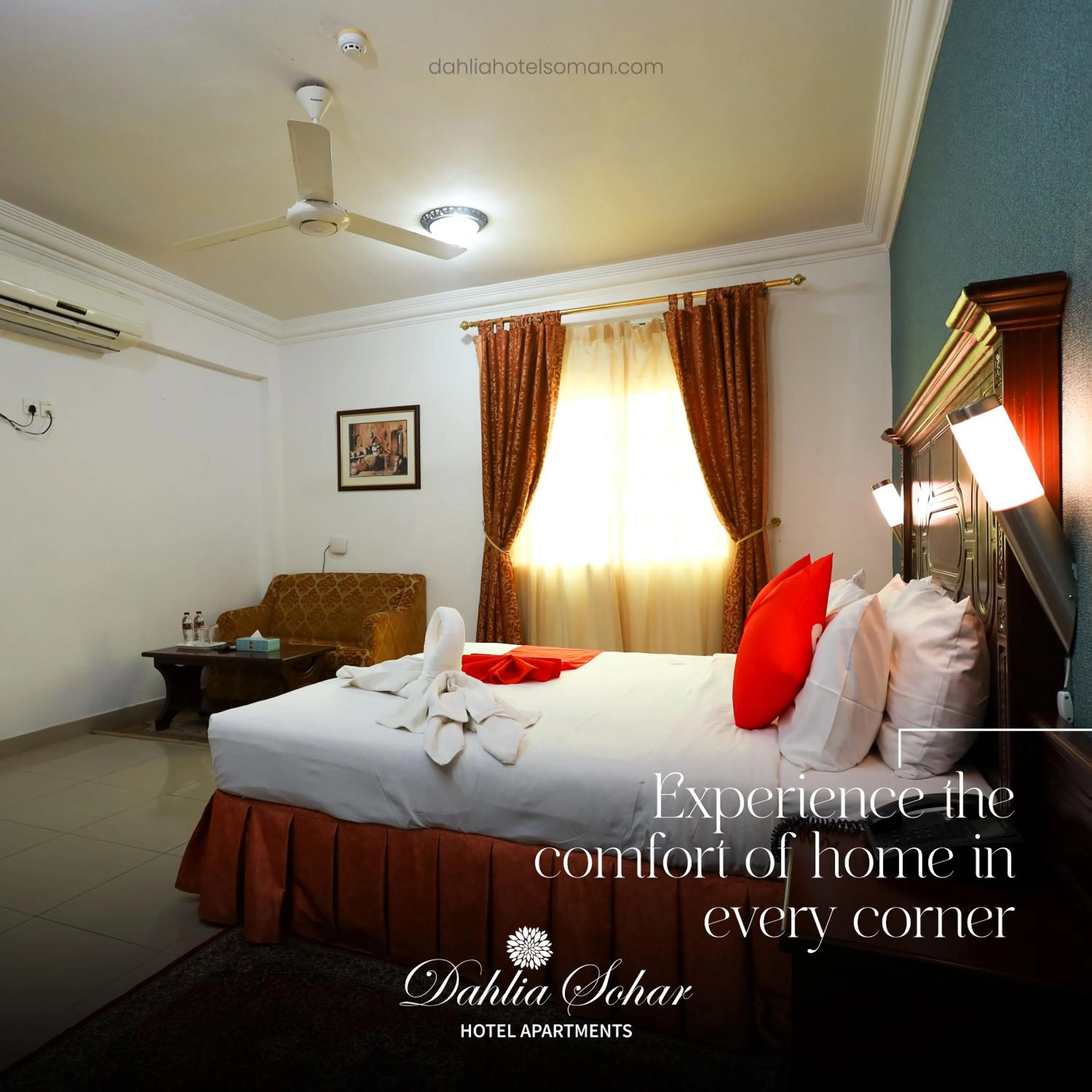 Bedroom, Bed in Dahlia Sohar Hotel Apartments