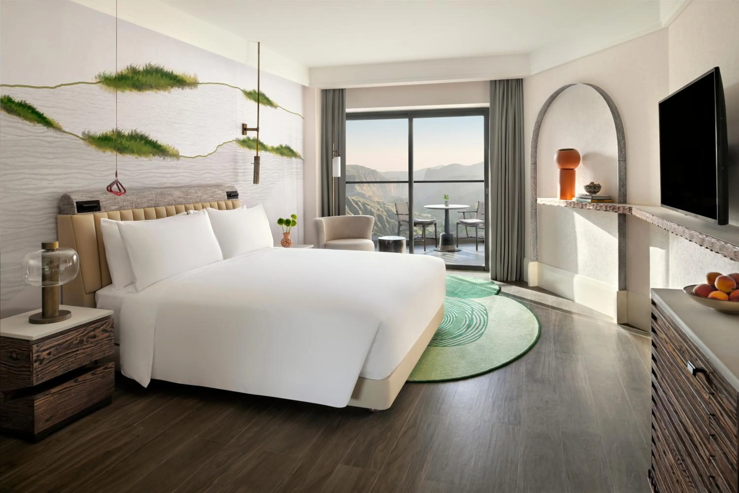 Bed in Hotel Indigo Jabal Akhdar Resort & Spa by IHG