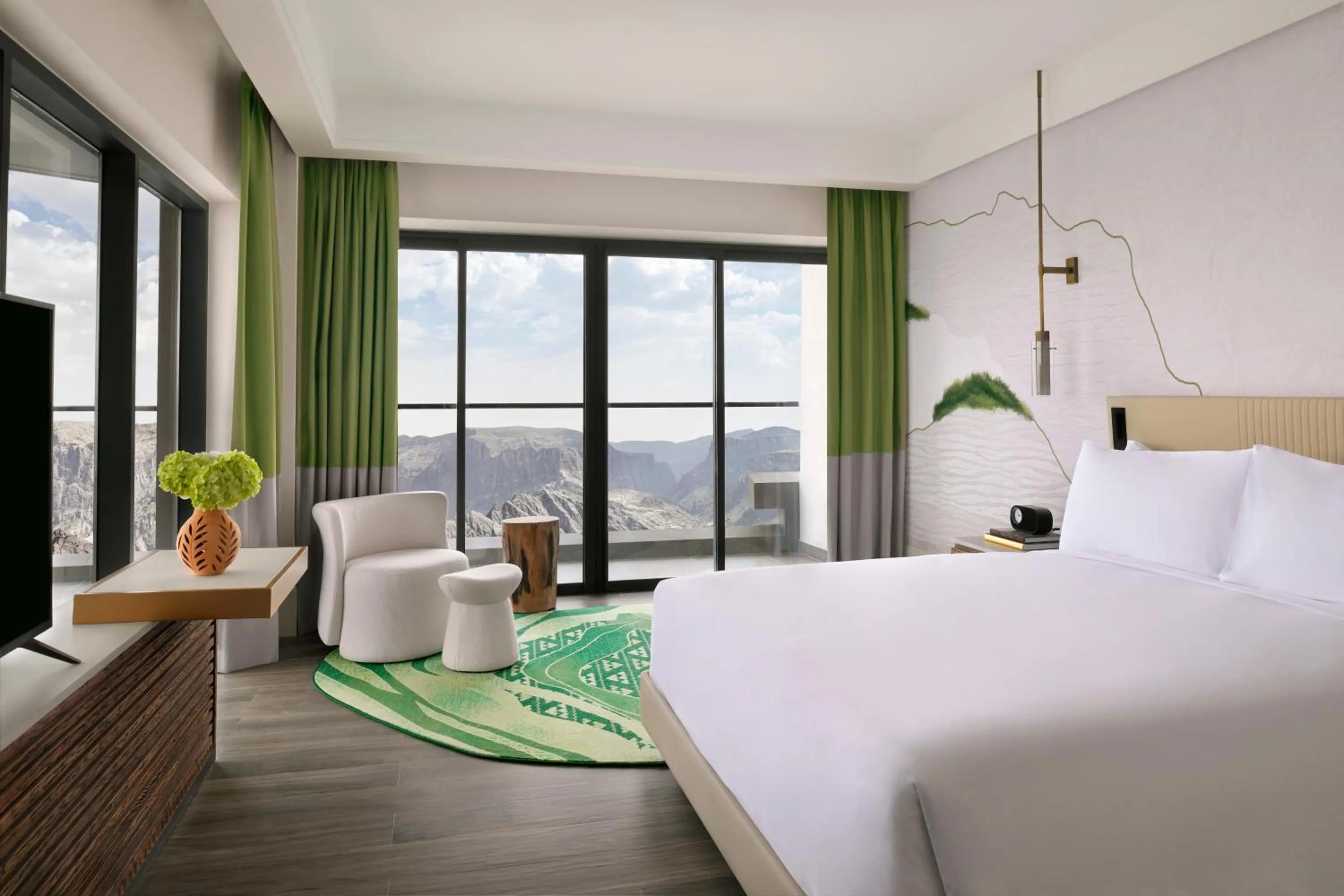 Bed in Hotel Indigo Jabal Akhdar Resort & Spa by IHG