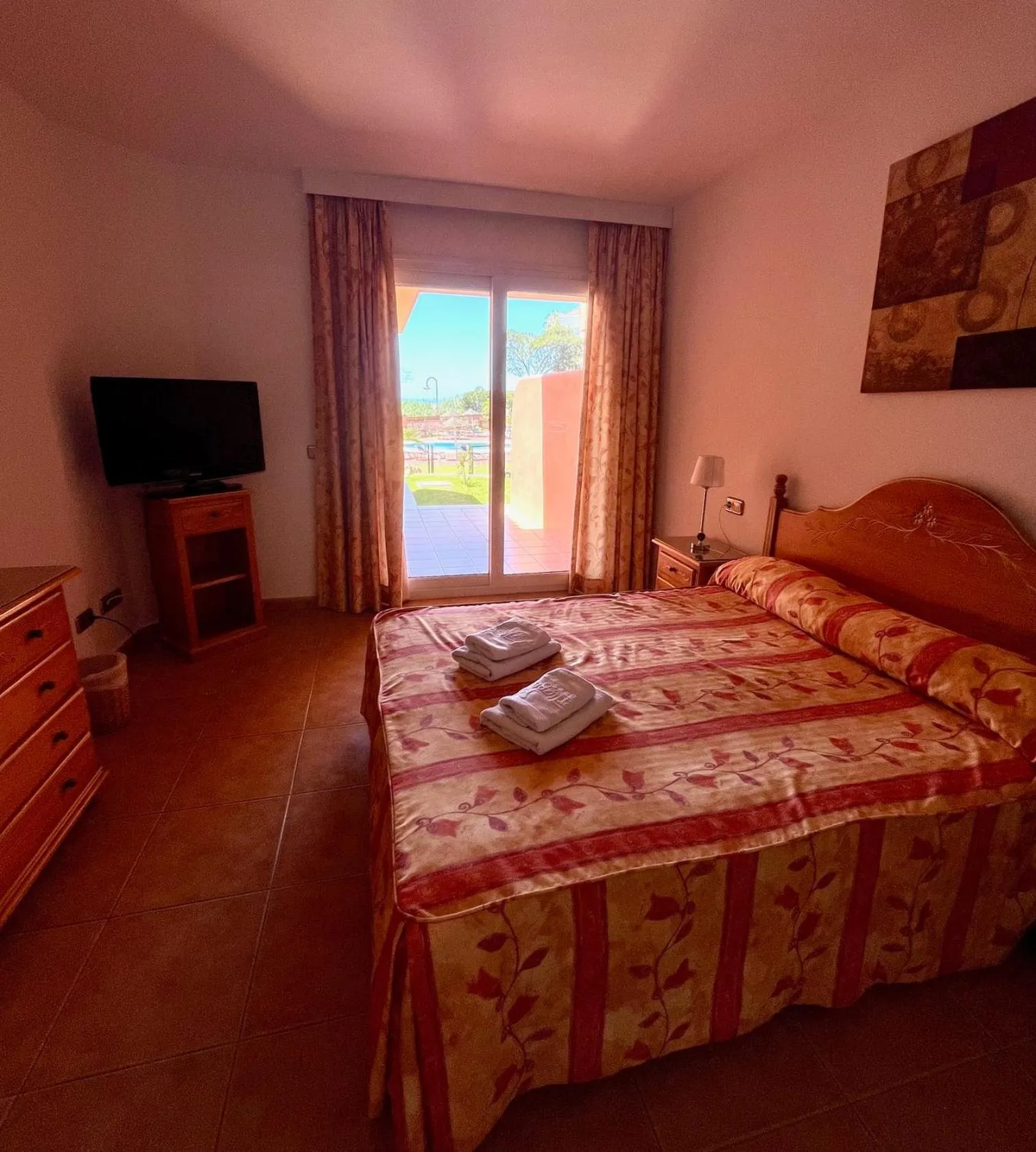 Bedroom, Bed in Marbella Beach Resort at Club Playa Real