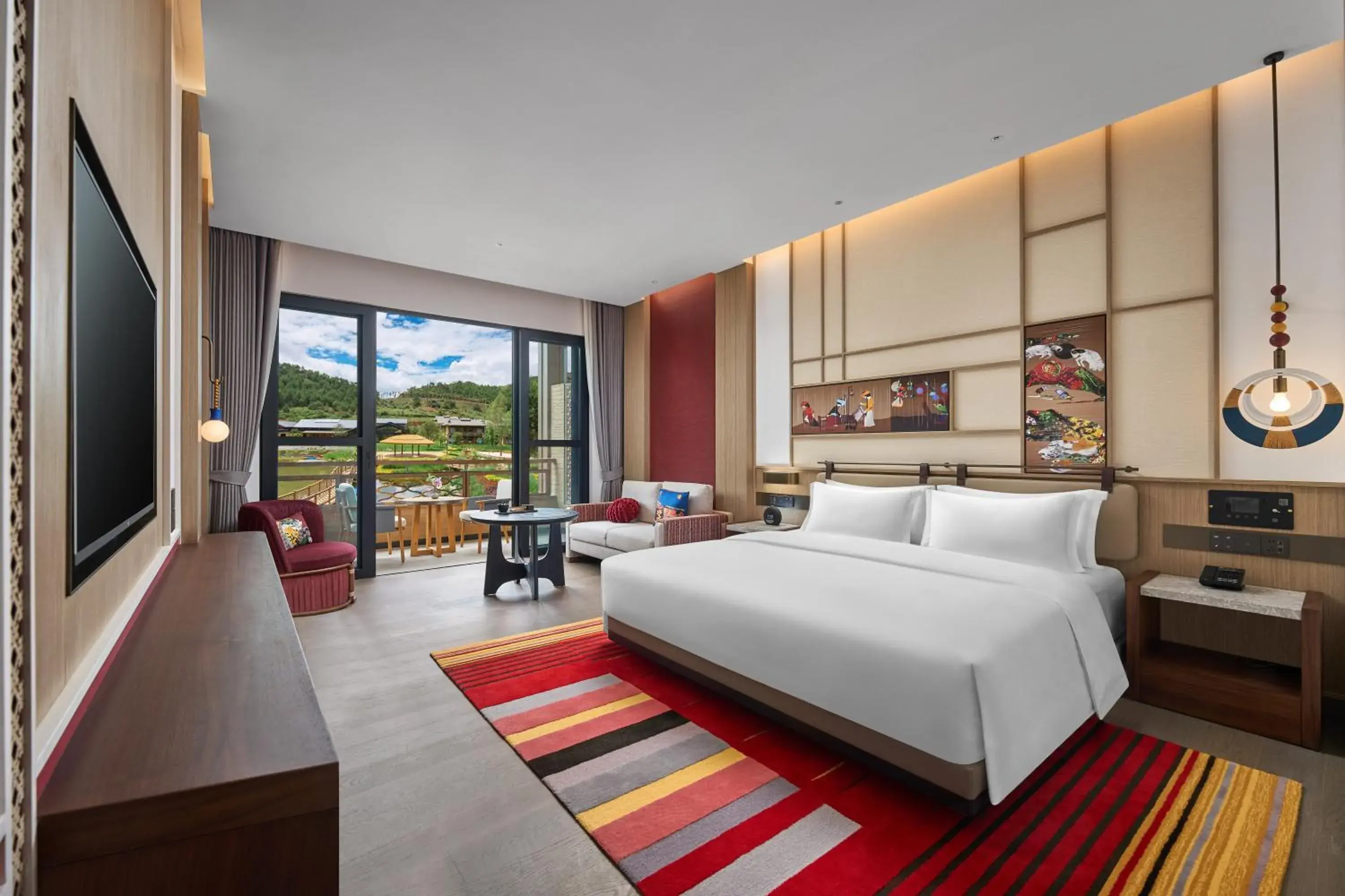 Premium King Room with Garden View in Hotel Indigo Lugu Lake by IHG Premium King Room with Garden View in Hotel Indigo Lugu Lake by IHG