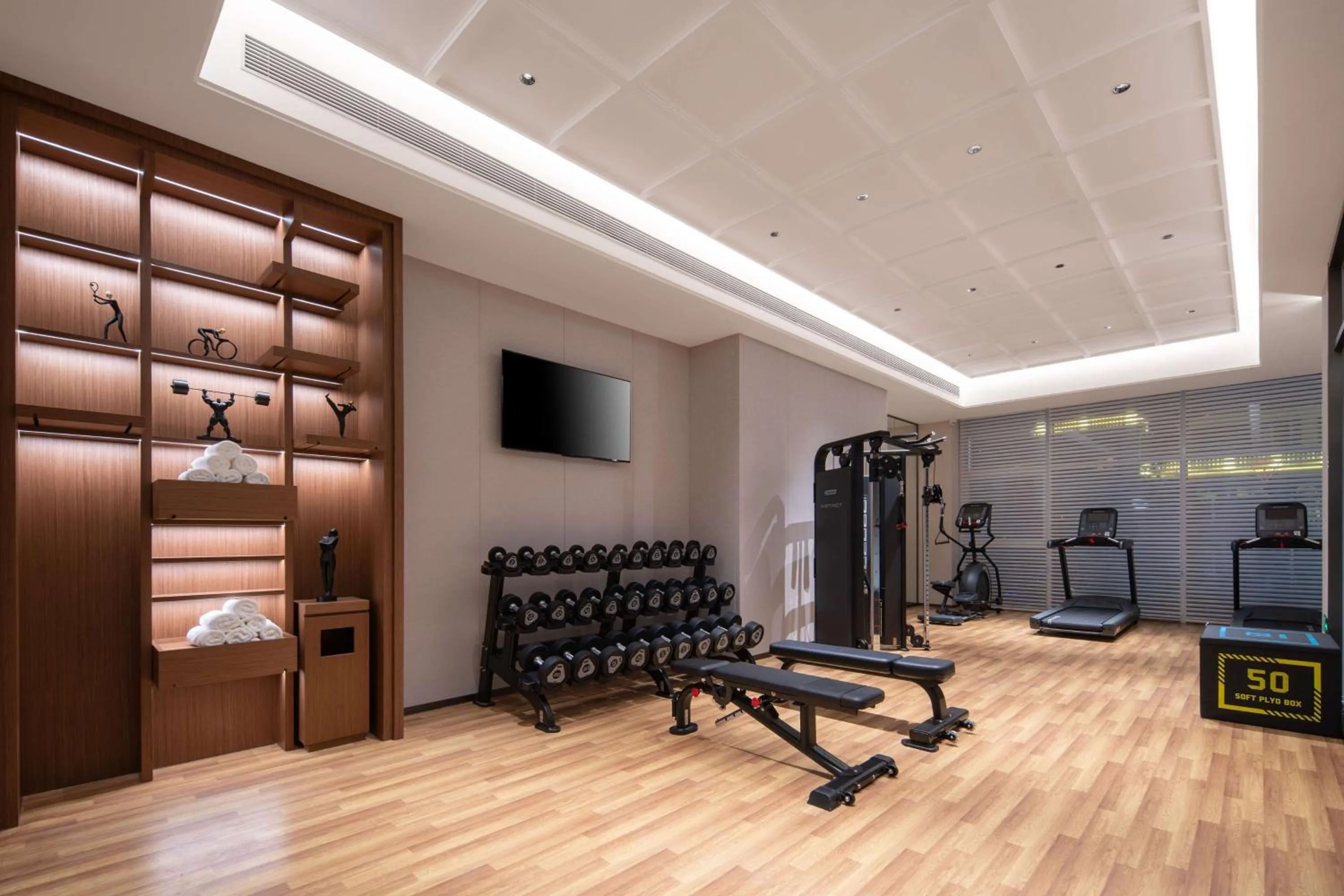 Fitness centre/facilities in Hilton Garden Inn Tianjin Railway Station