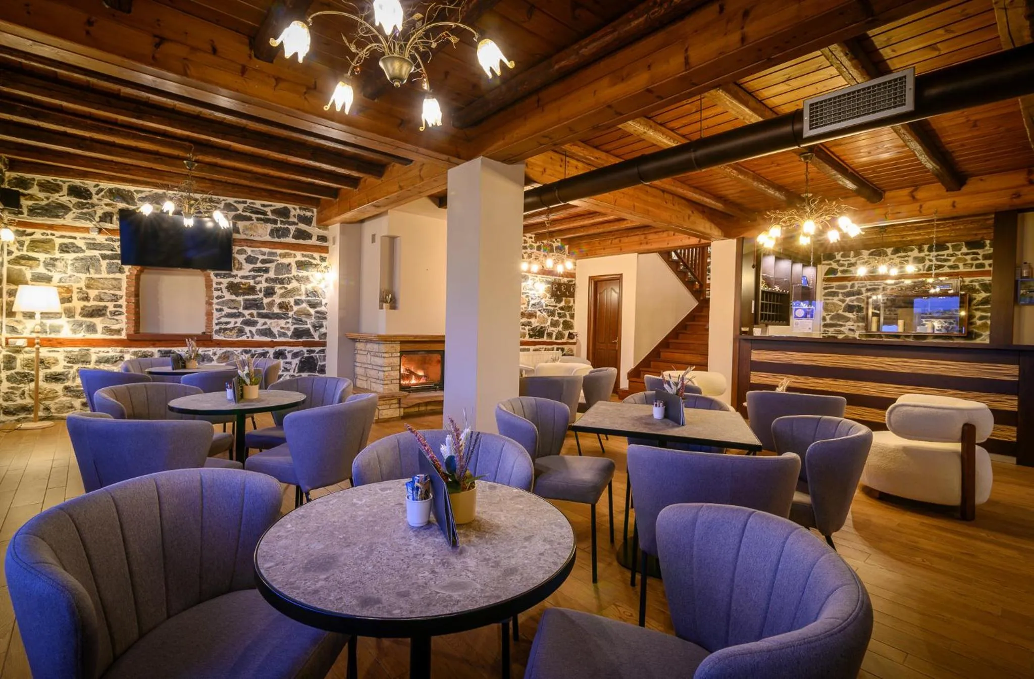 Lounge or bar in Enastron