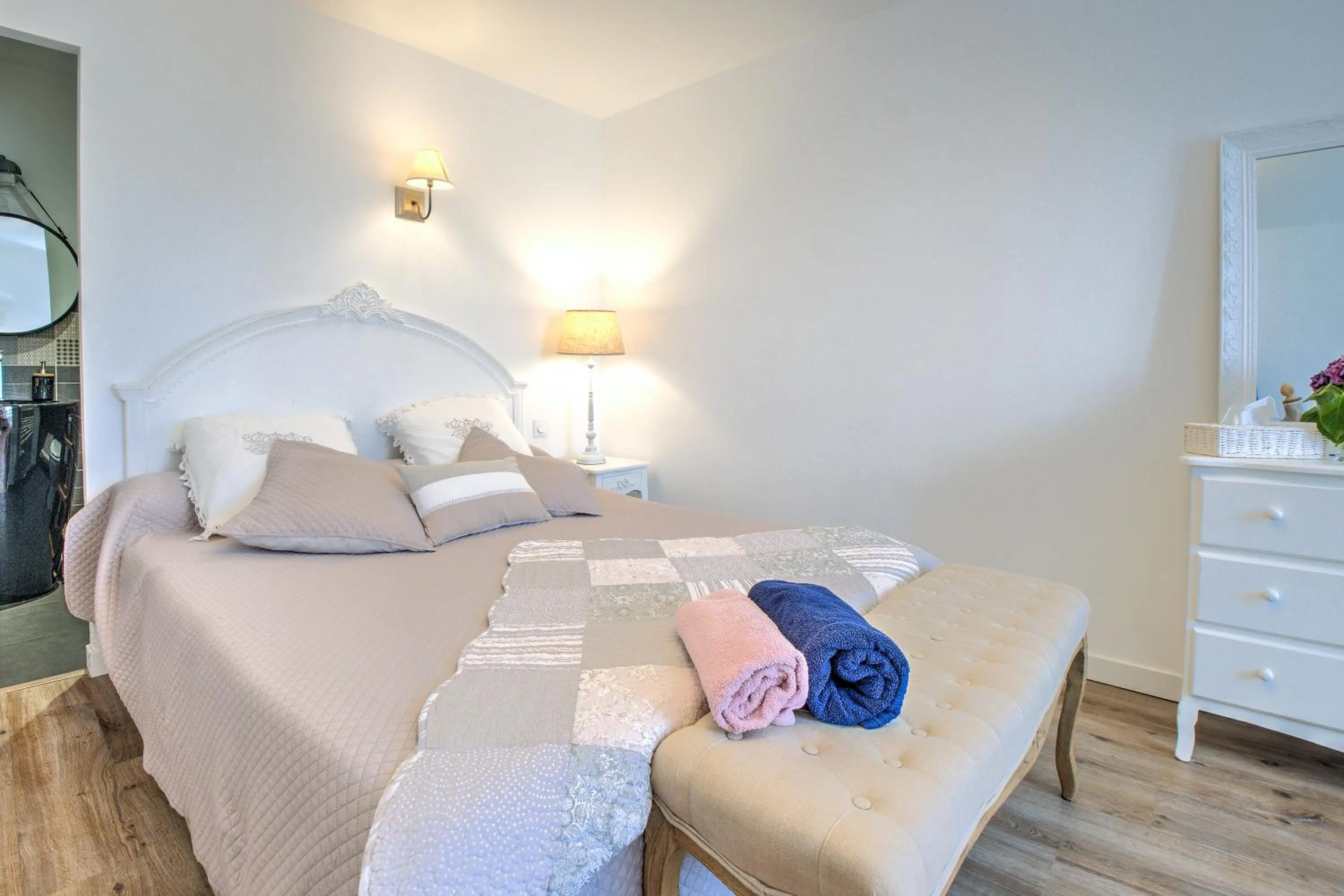 Bed in Au Charmant Des Vignes