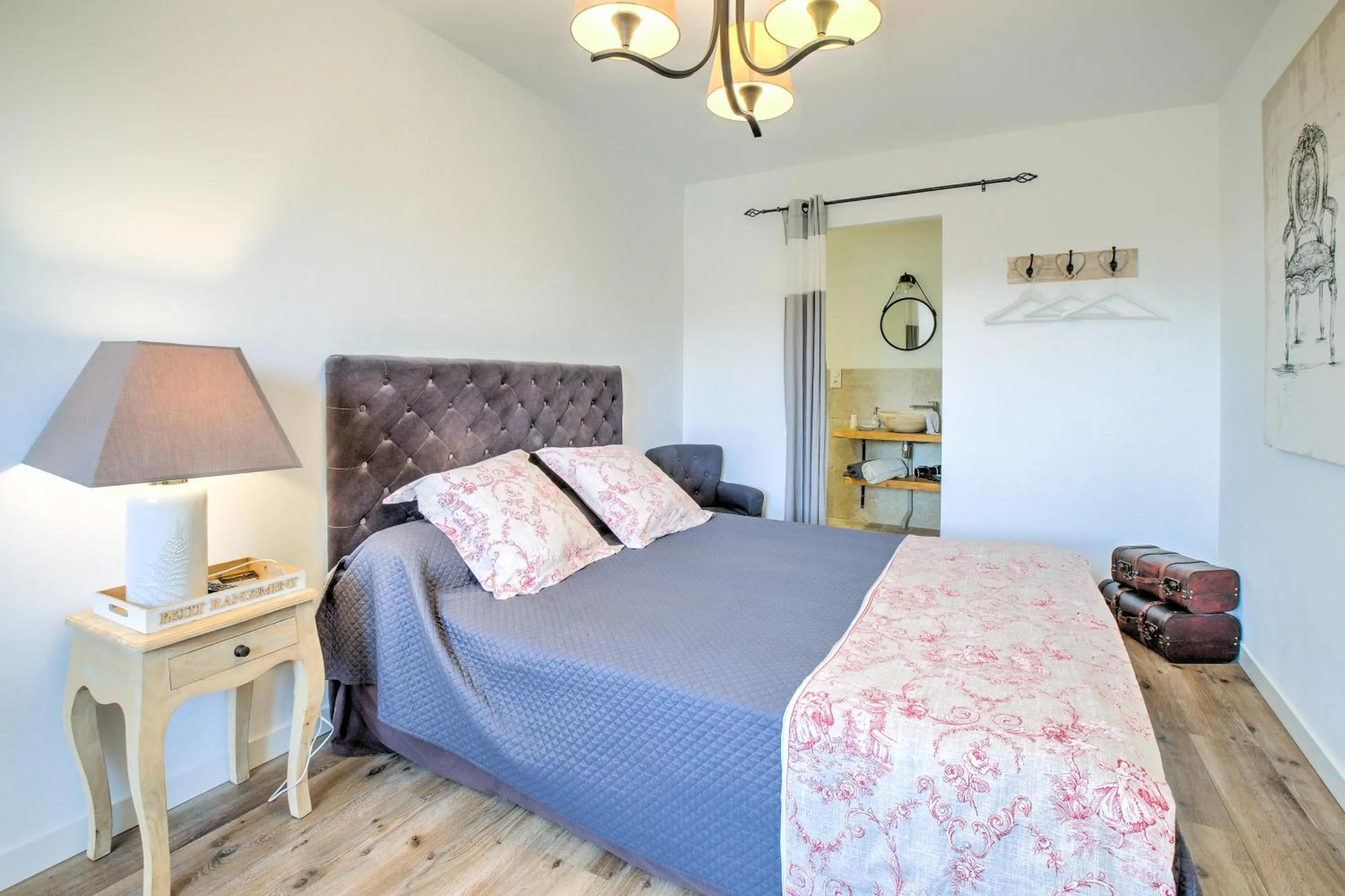 Bed in Au Charmant Des Vignes