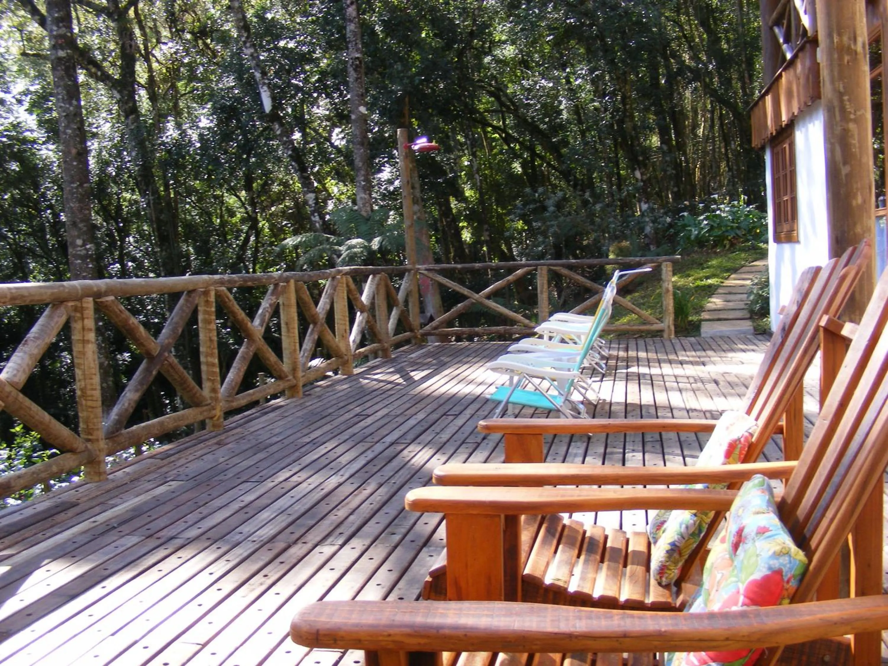 Patio in Nas Nuvens Hospedaria