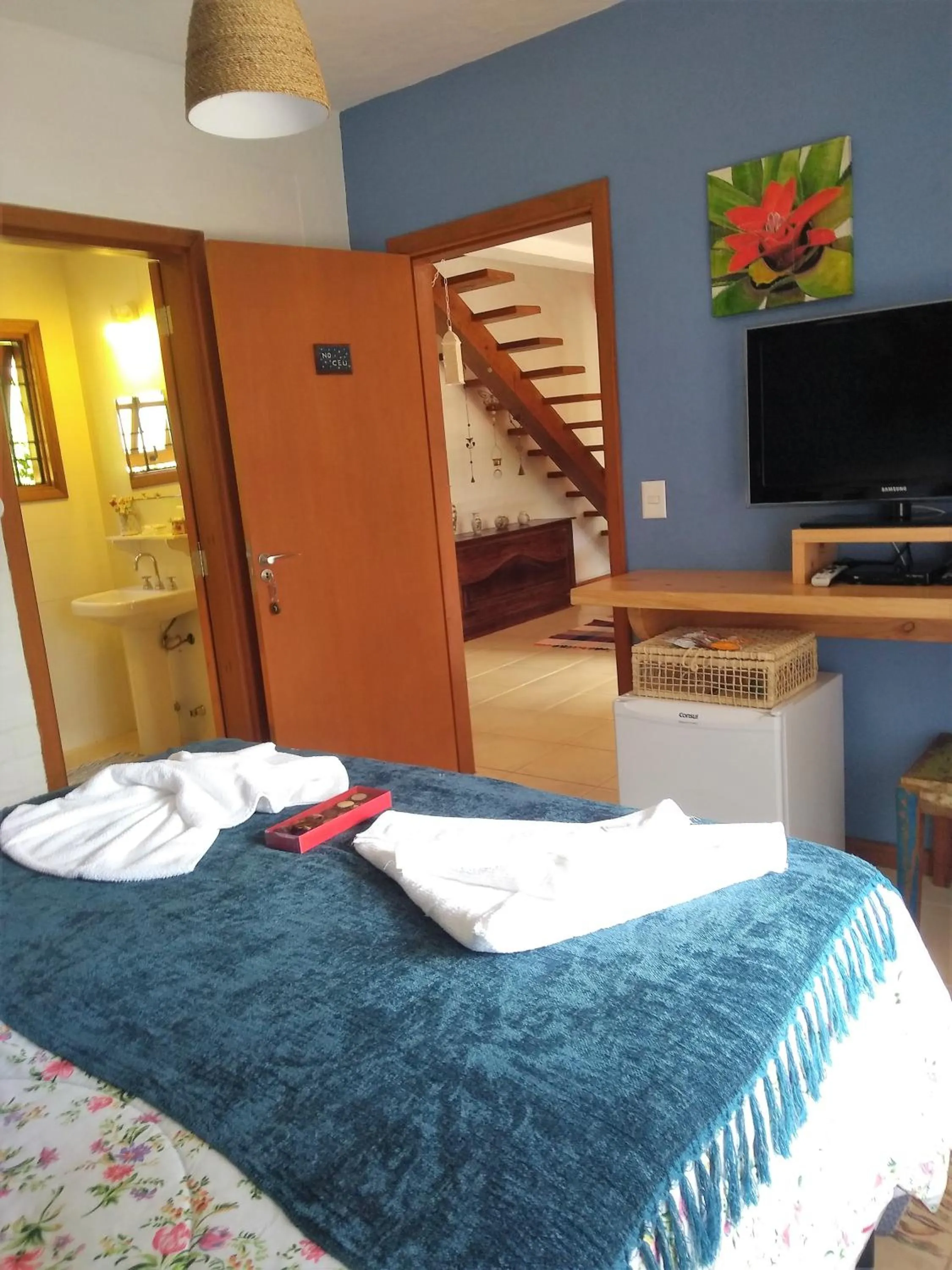 Bed in Nas Nuvens Hospedaria