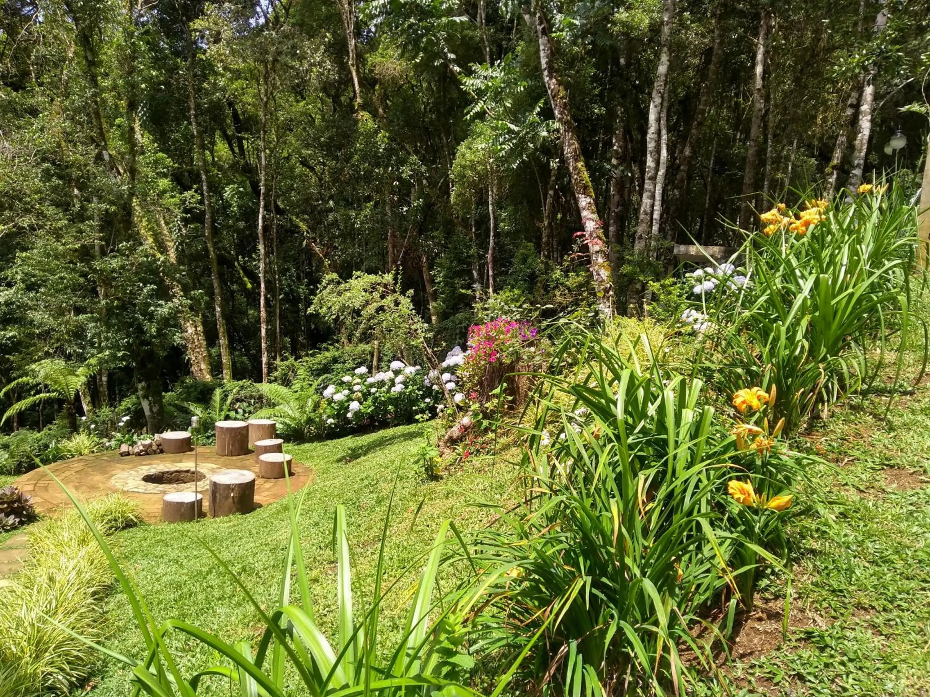 Garden in Nas Nuvens Hospedaria