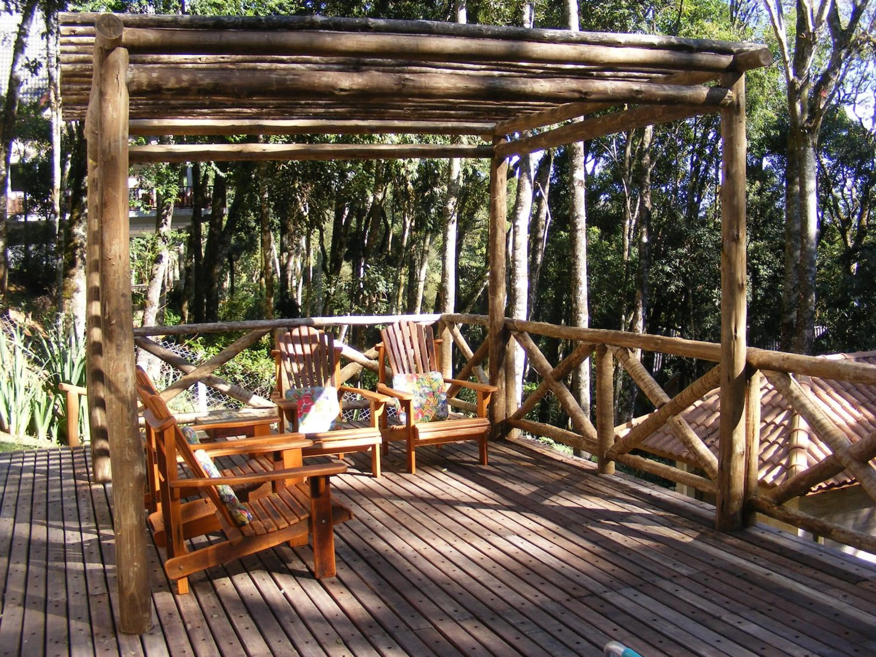 Patio in Nas Nuvens Hospedaria