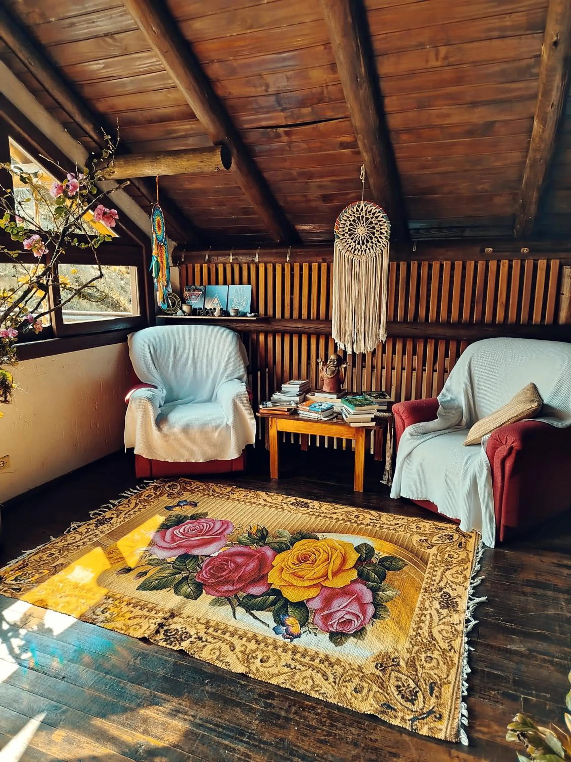 Balcony/Terrace in Chalés Pousada Malacara